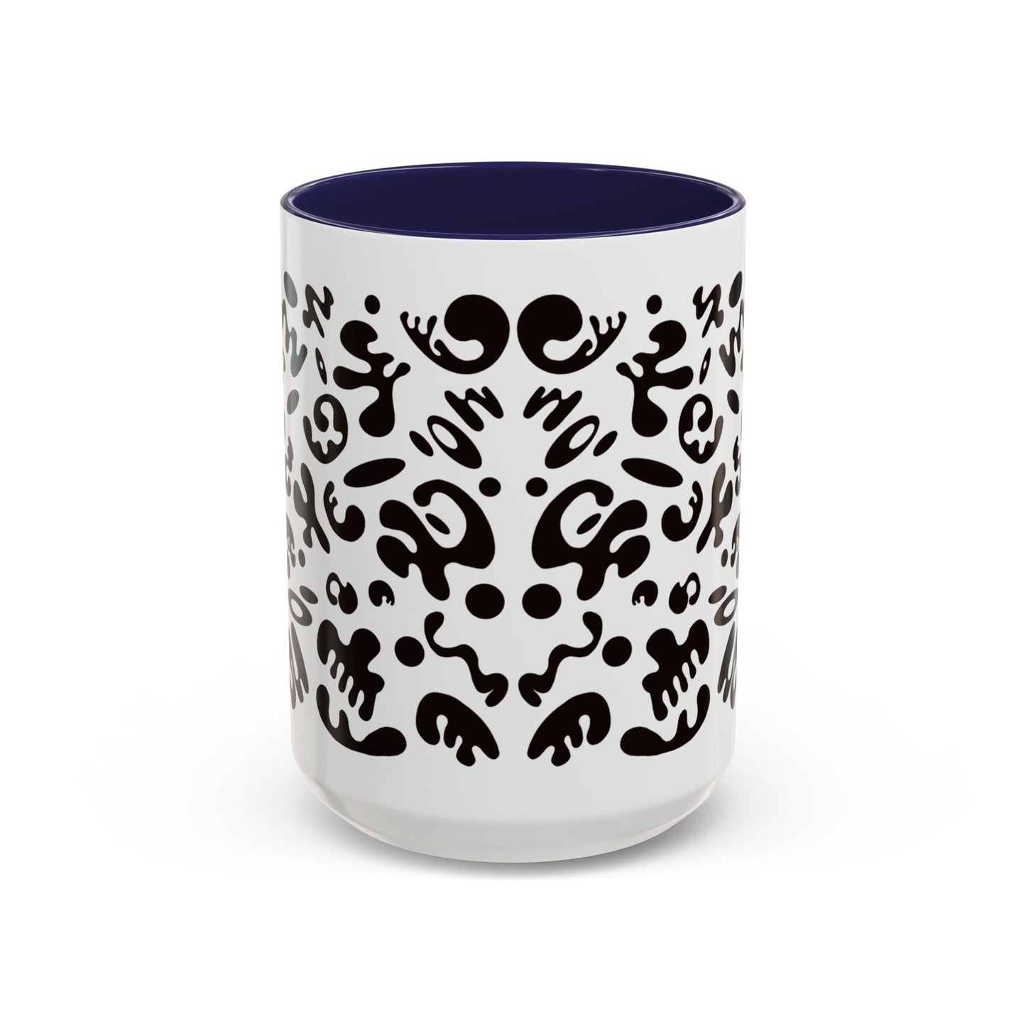 NOURISH'D COLOR ACCENT CERAMIC MUG