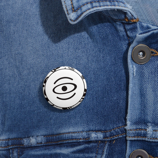 ADORN'D PIN BUTTON - Starlight White Logo