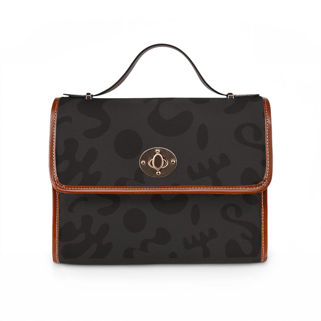 Pure Imagination Waterproof Canvas Handbag — Charcoal