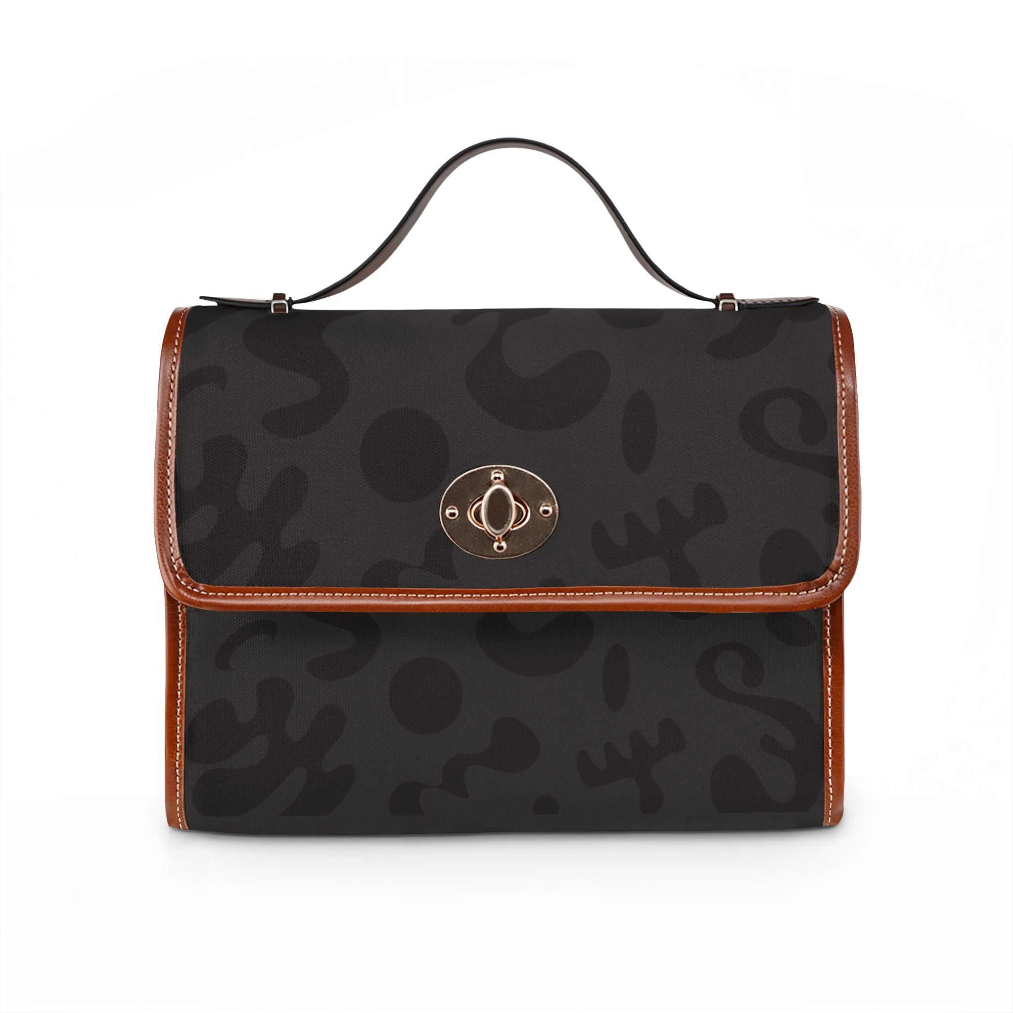 Pure Imagination Waterproof Canvas Handbag — Charcoal