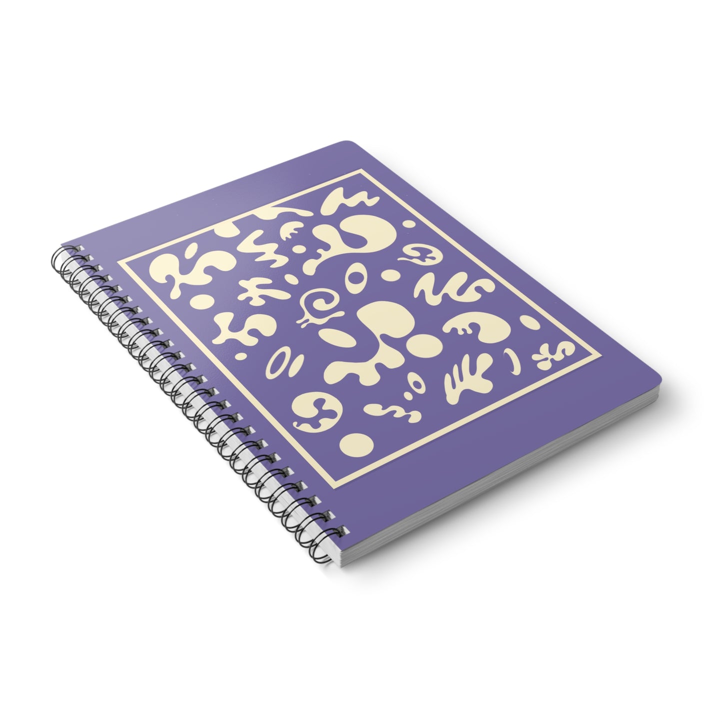 DEEP DREAM WIROBOUND SOFTCOVER A5 SPIRAL NOTEBOOK - Purple Rain