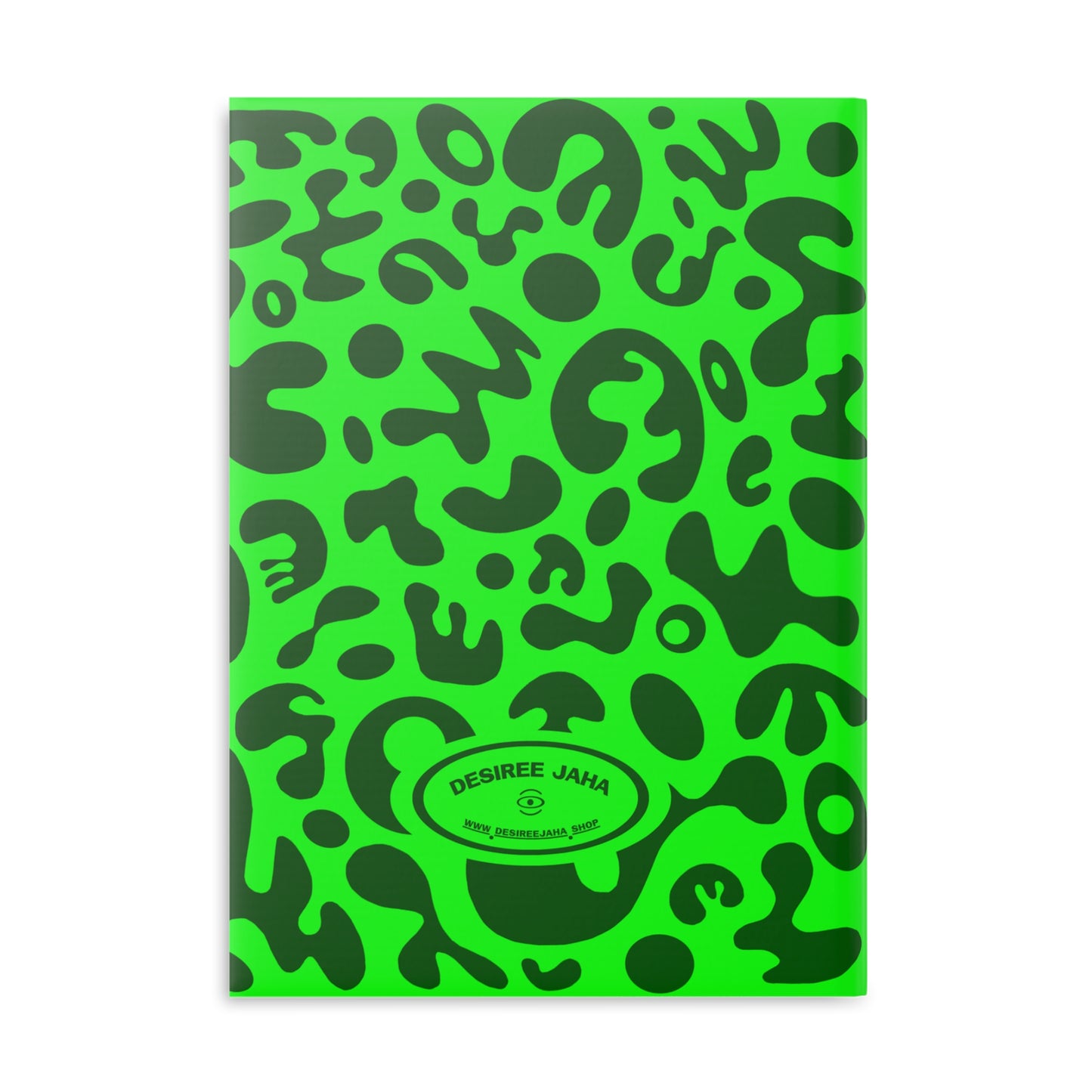 PURE IMAGINATION HARDCOVER NOTEBOOK w PUFFY COVERS - Green Eyes