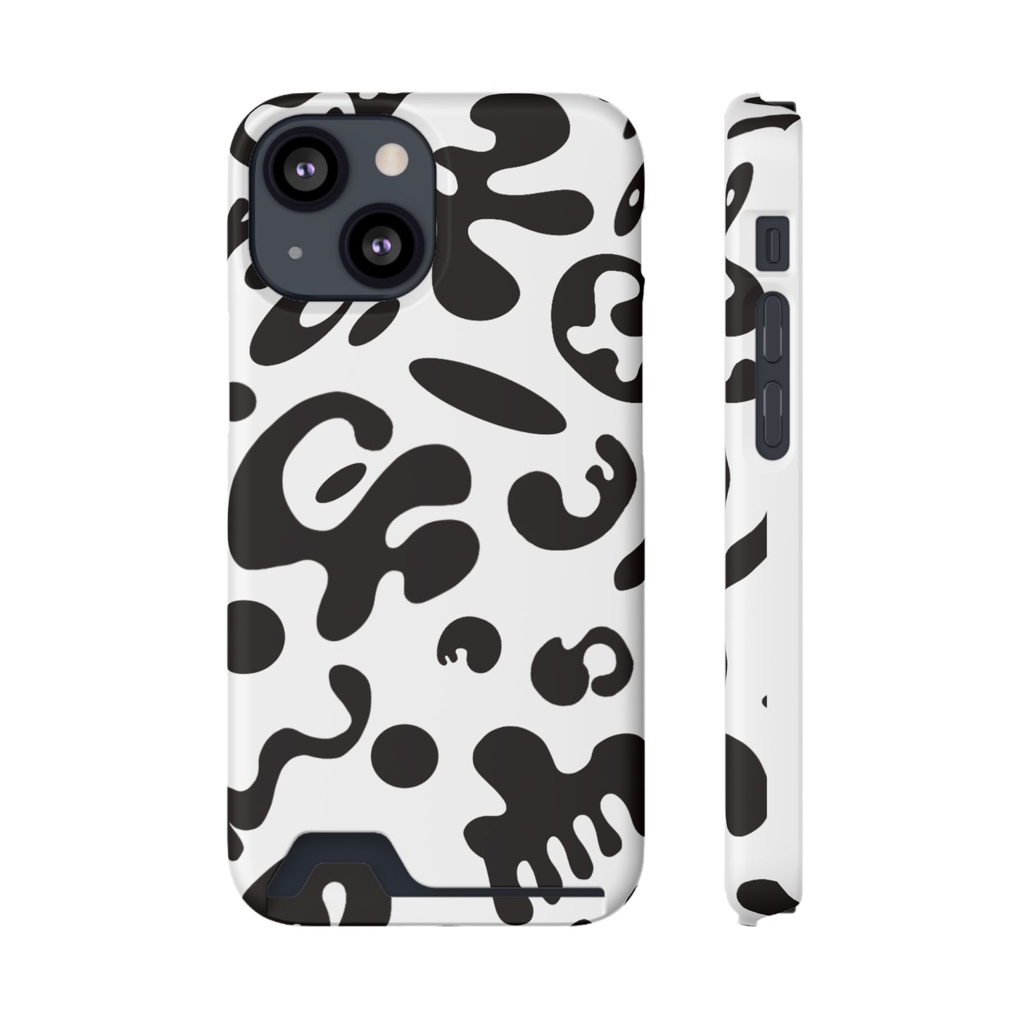 PURE IMAGINATION PHONE CASE w CARD HOLDER - Starlight White