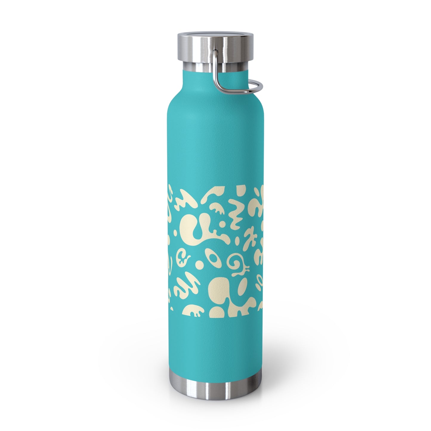 NOURISH'D COPPER VACUUM INSULATED BOTTLE - Warm White Print