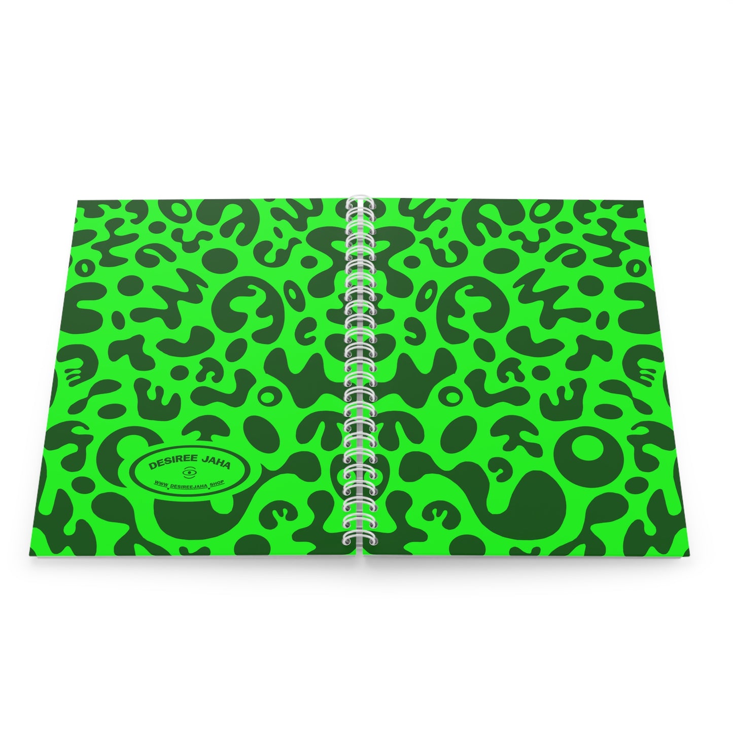 PURE IMAGINATION SPIRAL NOTEBOOK (WIDE RULED) - Green Eyes