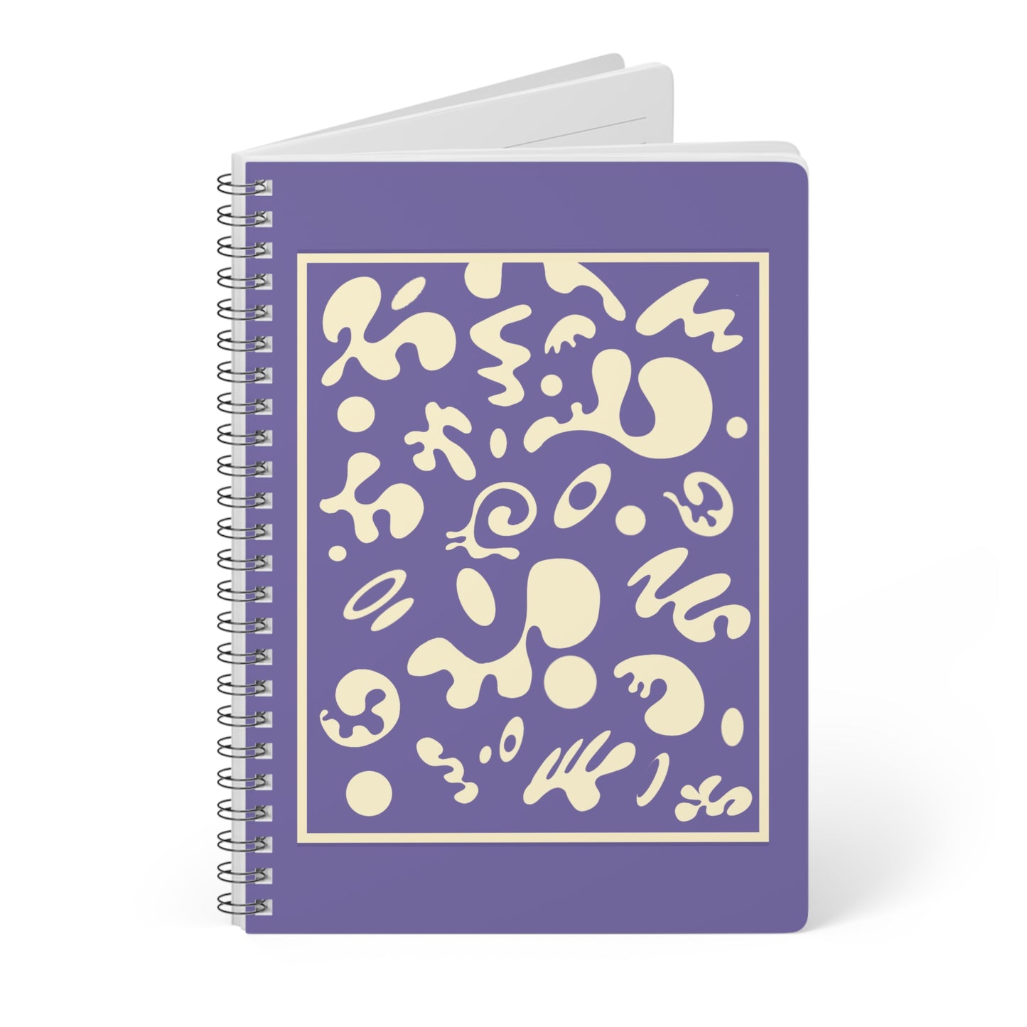 DEEP DREAM WIROBOUND SOFTCOVER A5 SPIRAL NOTEBOOK - Purple Rain