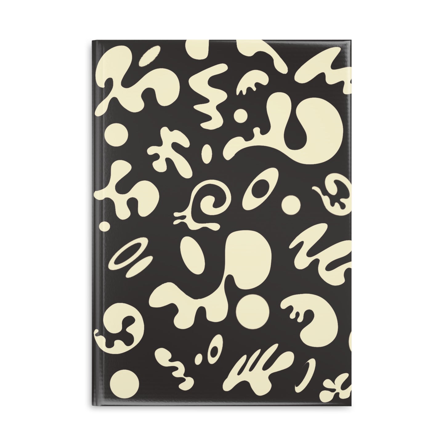 PURE IMAGINATION HARDCOVER NOTEBOOK w PUFFY COVERS - Smoke Black