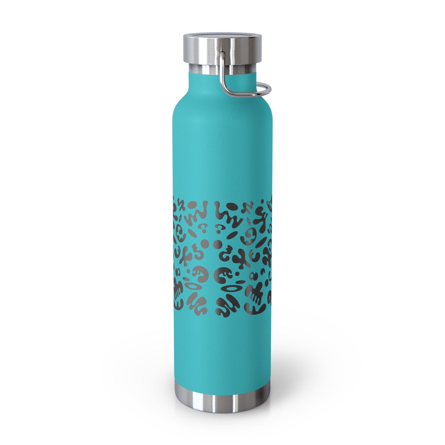 NOURISH'D COPPER VACUUM INSULATED BOTTLE - Smoke Black Print