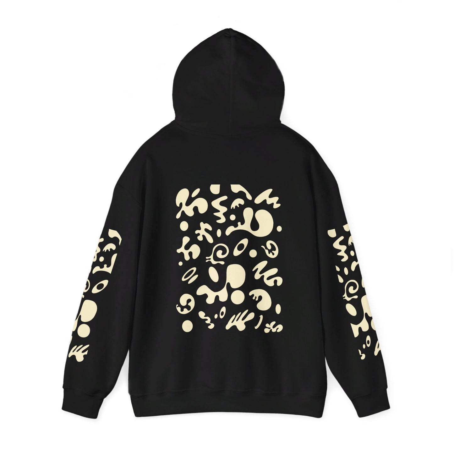 BRIGHT FUTURE UNISEX HEAVY BLEND™ HOODED SWEATSHIRT - Warm White Print