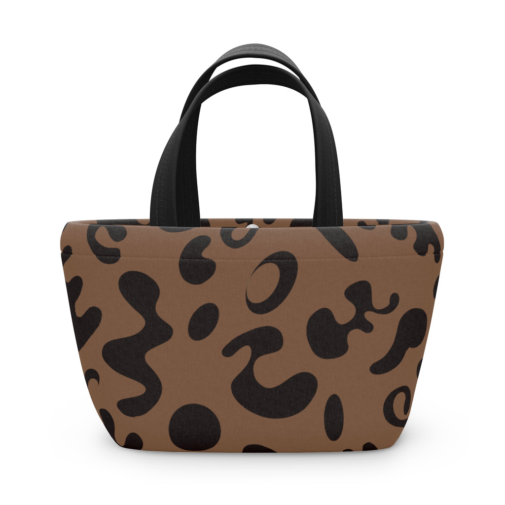 Pure Imagination Top Handle Lunch Bag - Piano Wood