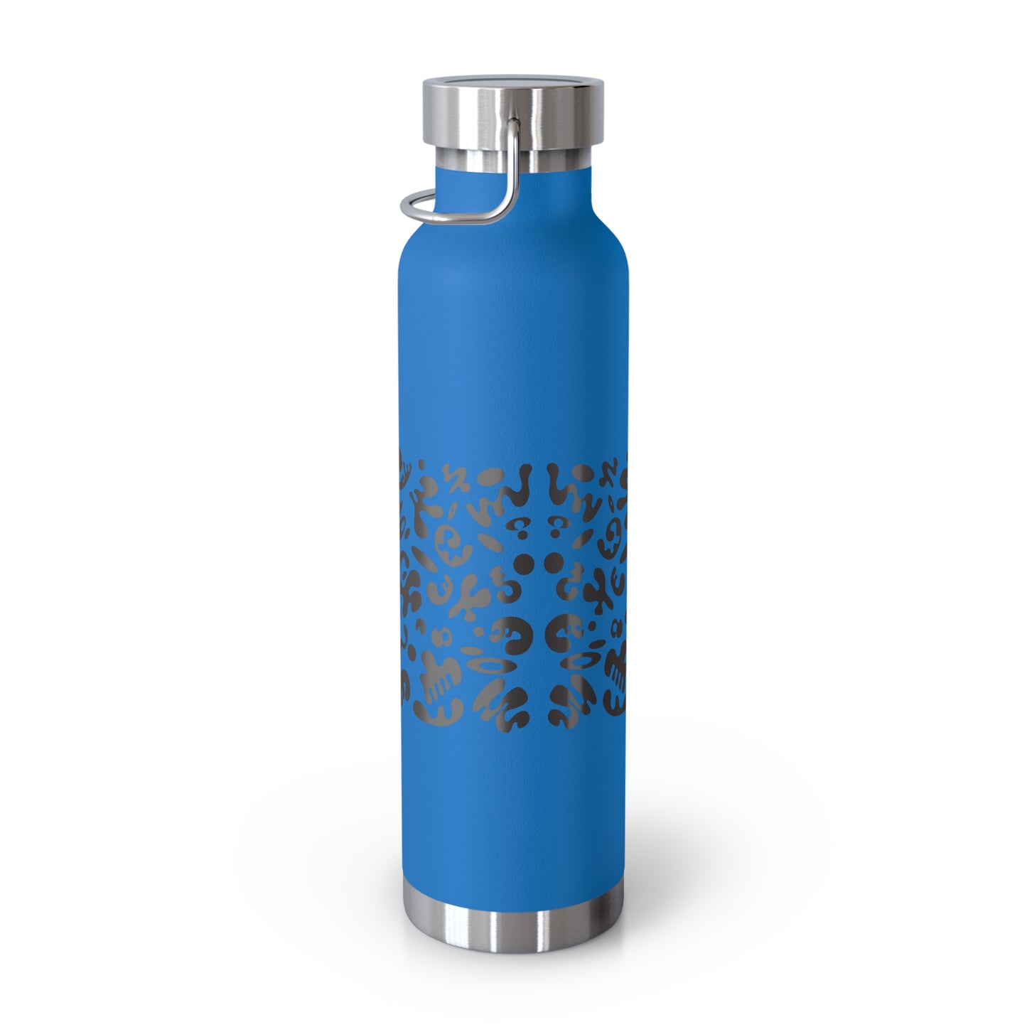 NOURISH'D COPPER VACUUM INSULATED BOTTLE - Smoke Black Print