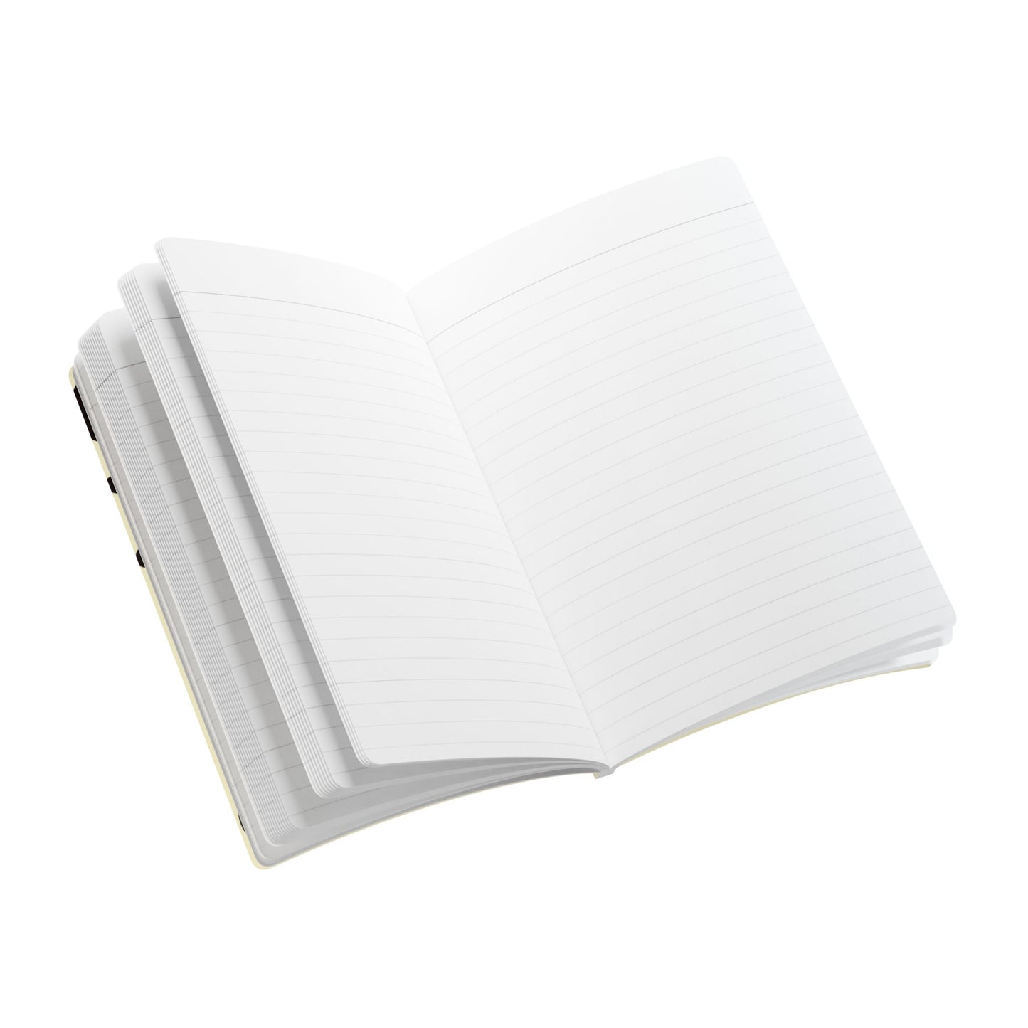 PURE IMAGINATION SOFTCOVER JOURNAL w INSIDE PRINTS + TEAR-OFF PAGES (RULED LINE) - Warm White