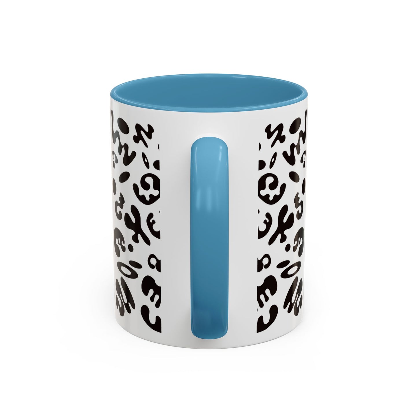 NOURISH'D COLOR ACCENT CERAMIC MUG