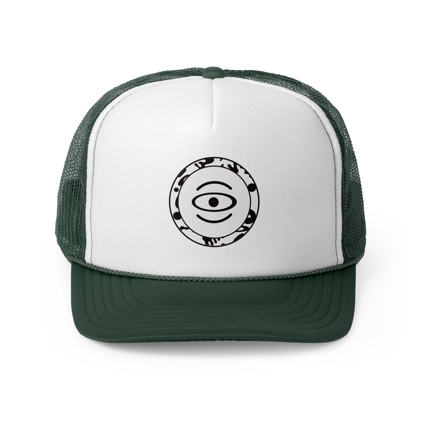 ADORN'D TRUCKER CAP - Starlight White Logo