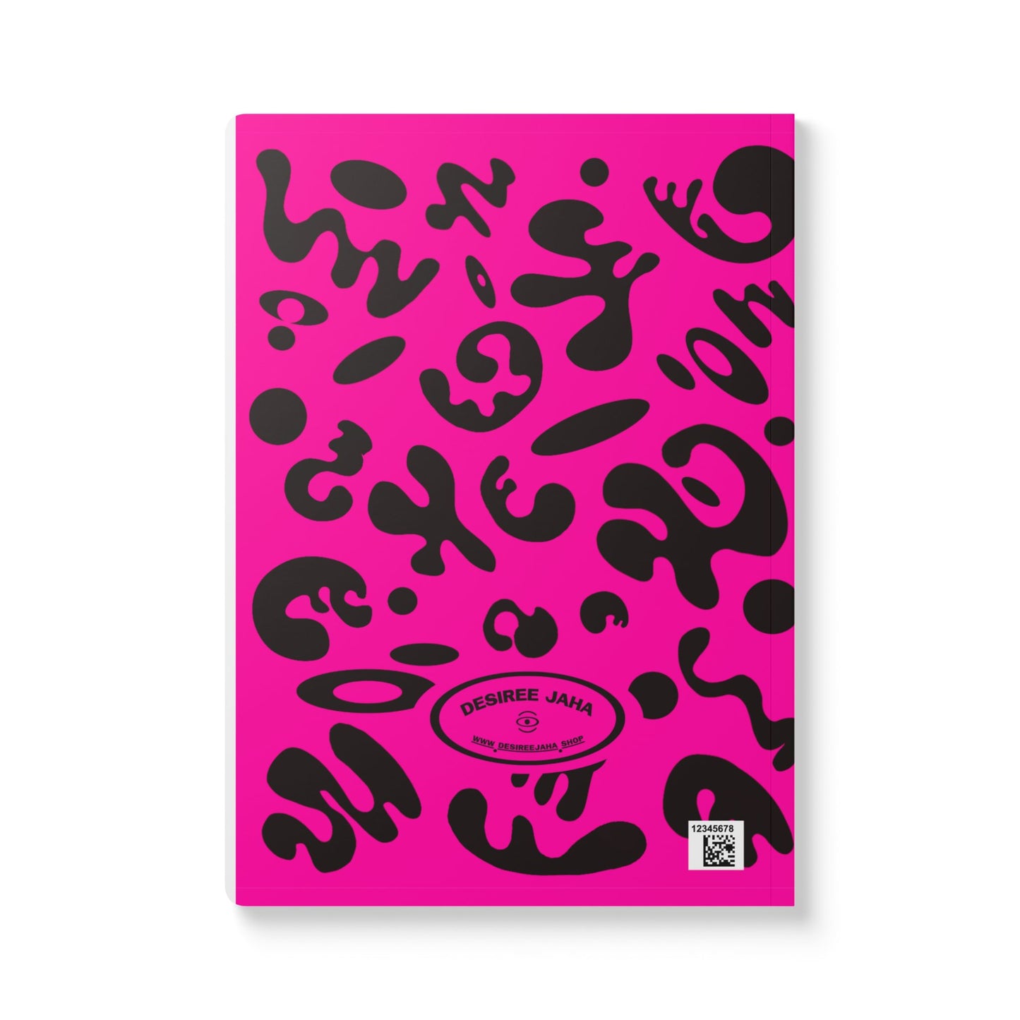 PURE IMAGINATION SOFTCOVER JOURNAL w INSIDE PRINTS + TEAR-OFF PAGES (RULED LINE) - Pink Matter