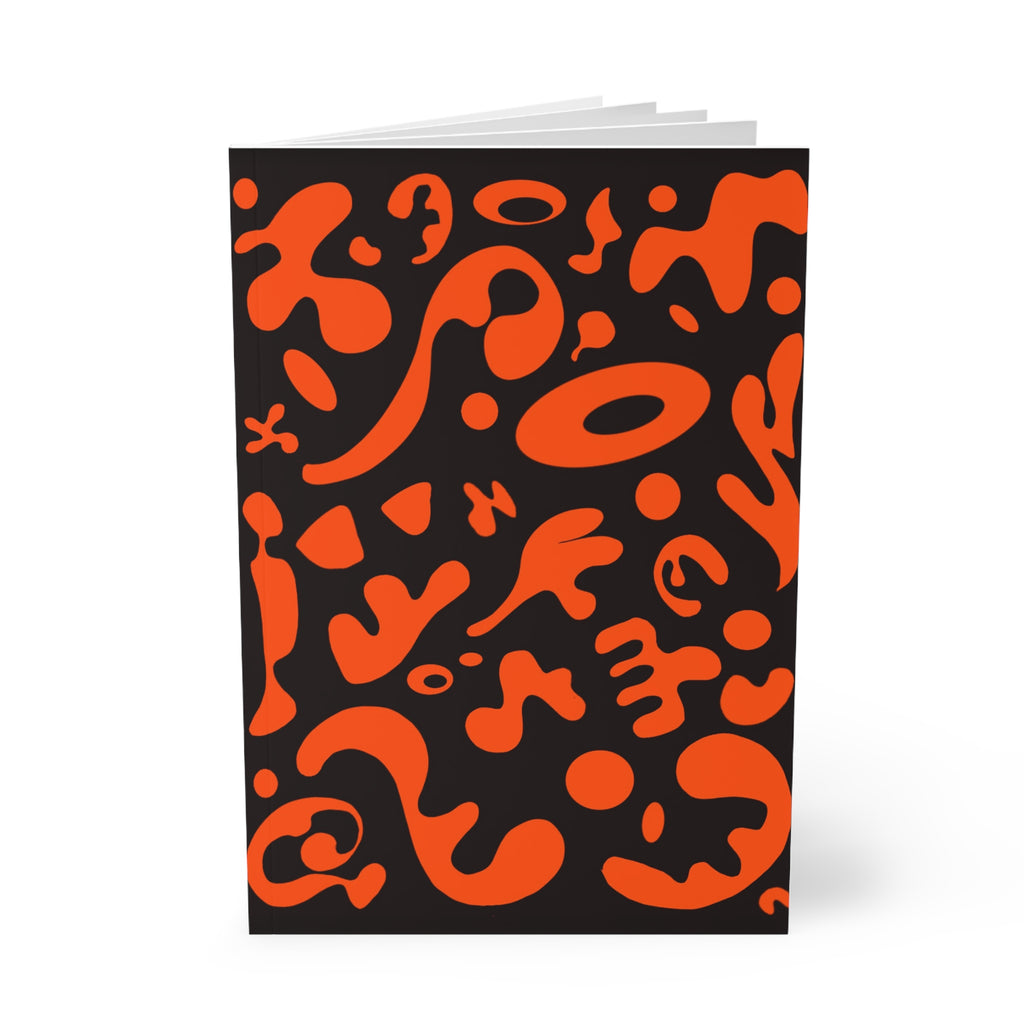 Pure Imagination All-Over-Print A5 Softcover Notebook — Black Magic Woman
