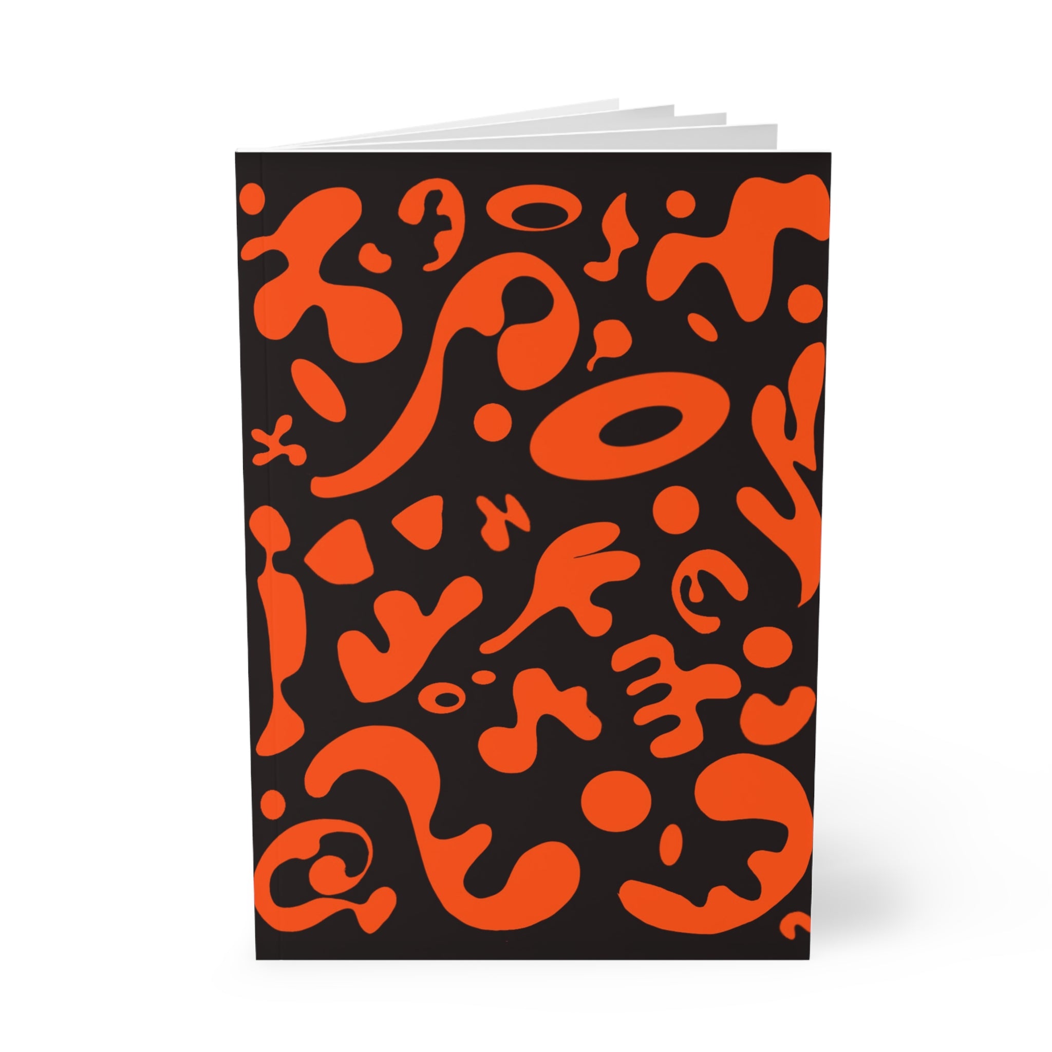 Pure Imagination All-Over-Print A5 Softcover Notebook — Black Magic Woman