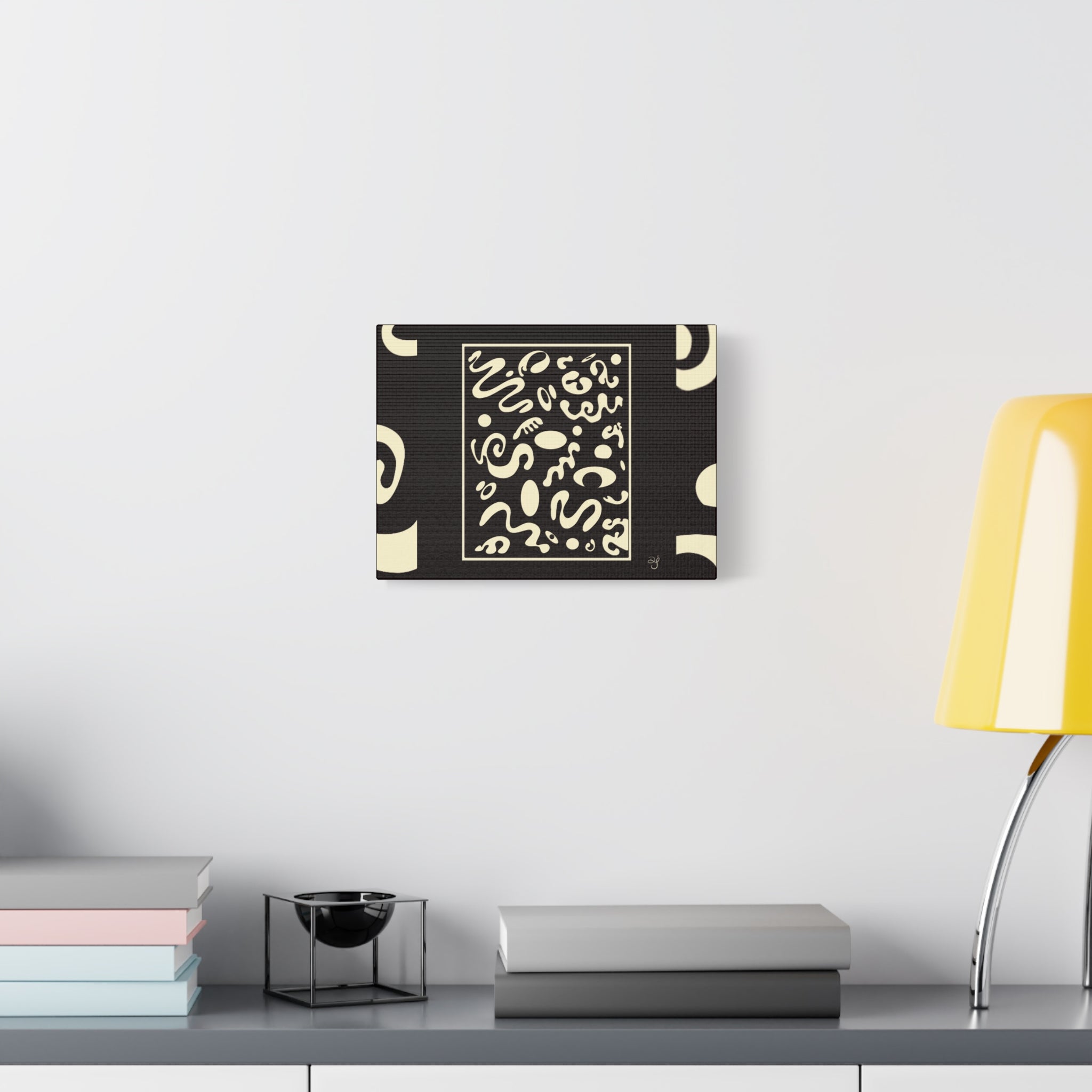 Spotlight Art Framed Stretched Matte Canvas