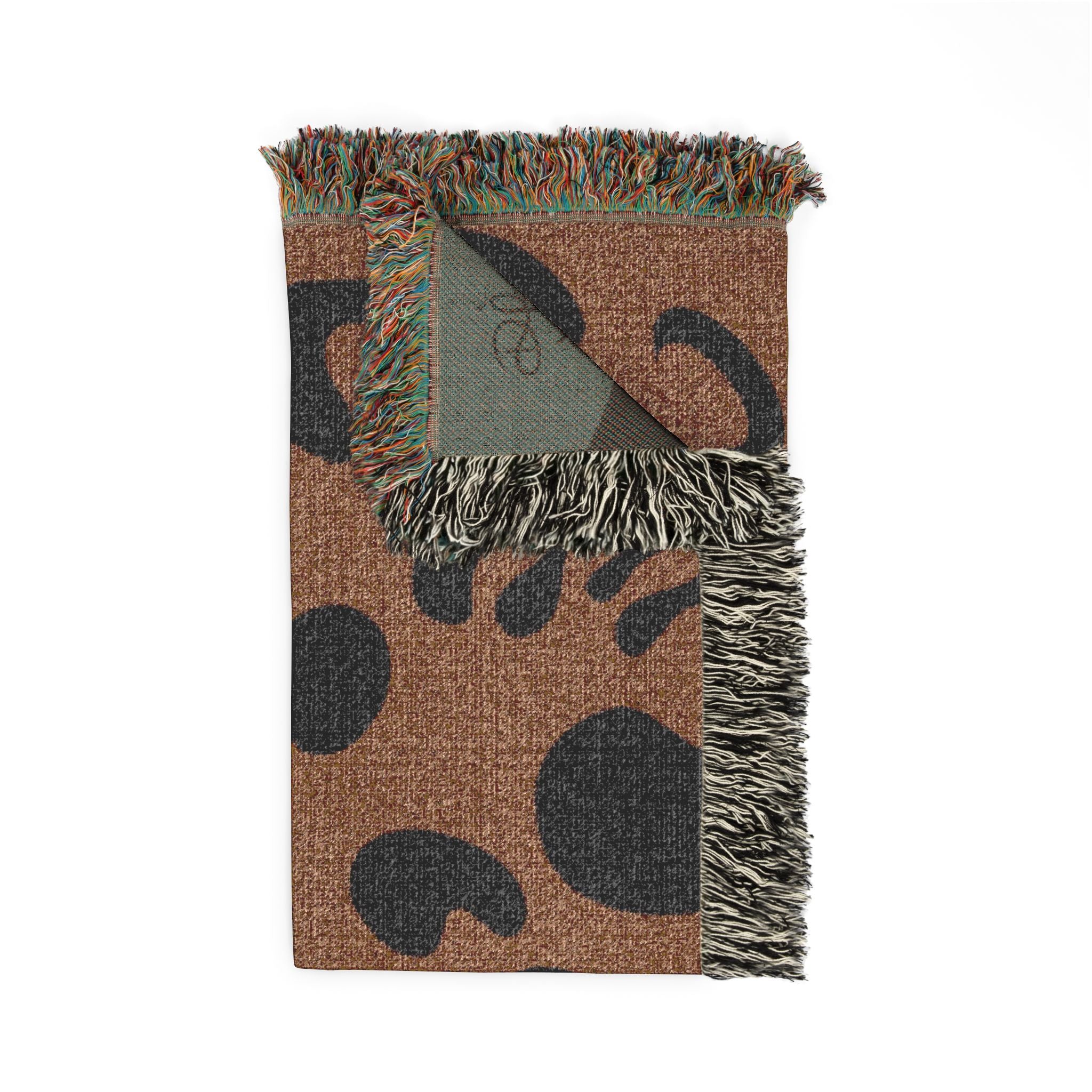 Pure Imagination All-Over-Print Woven Blanket  — Piano Wood
