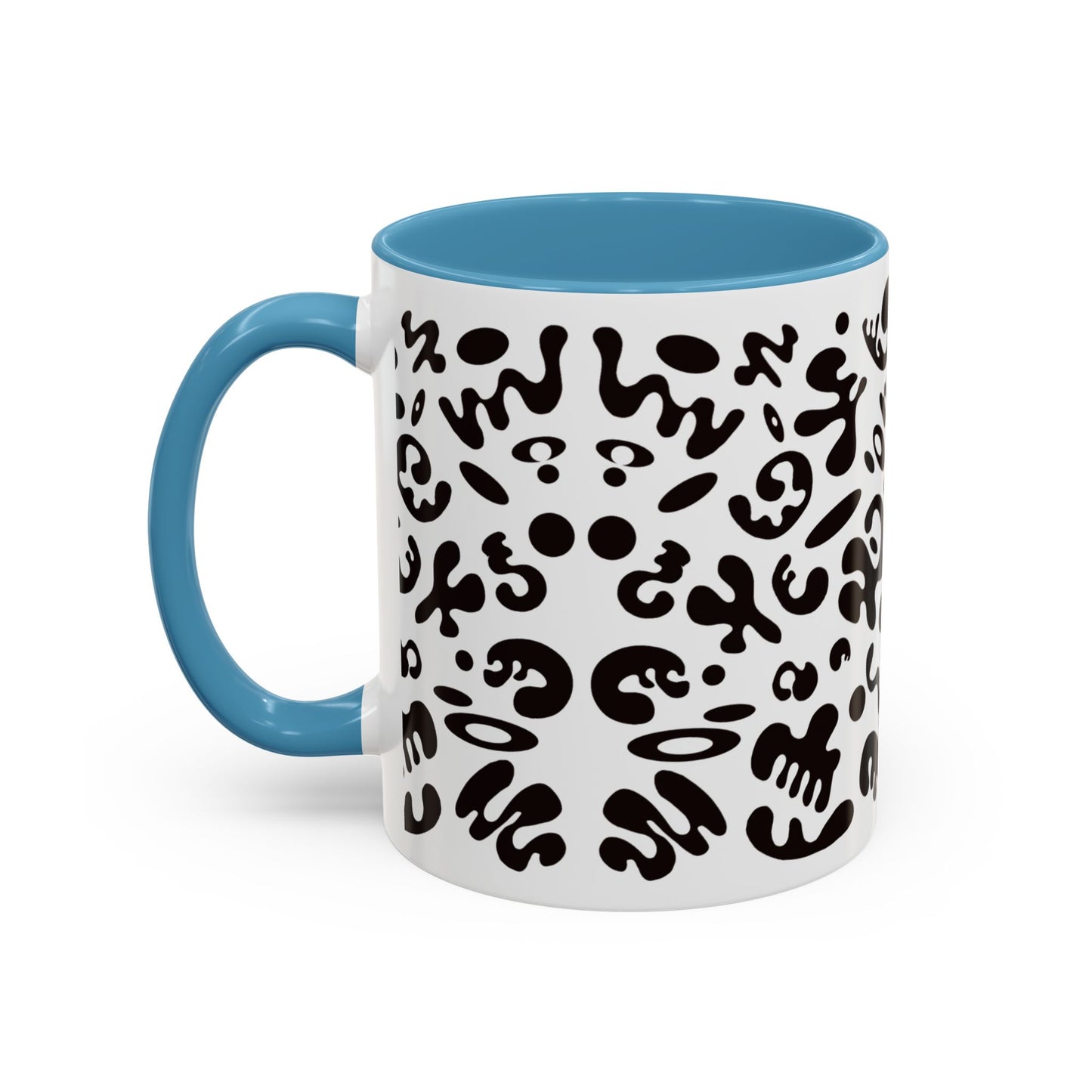 NOURISH'D COLOR ACCENT CERAMIC MUG