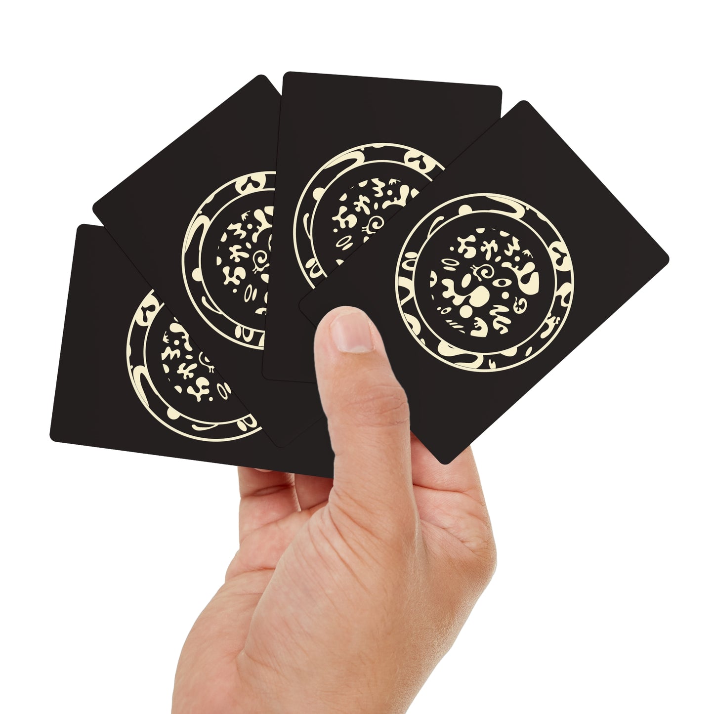 ADORN'D POKER CARDS - Smoke Black