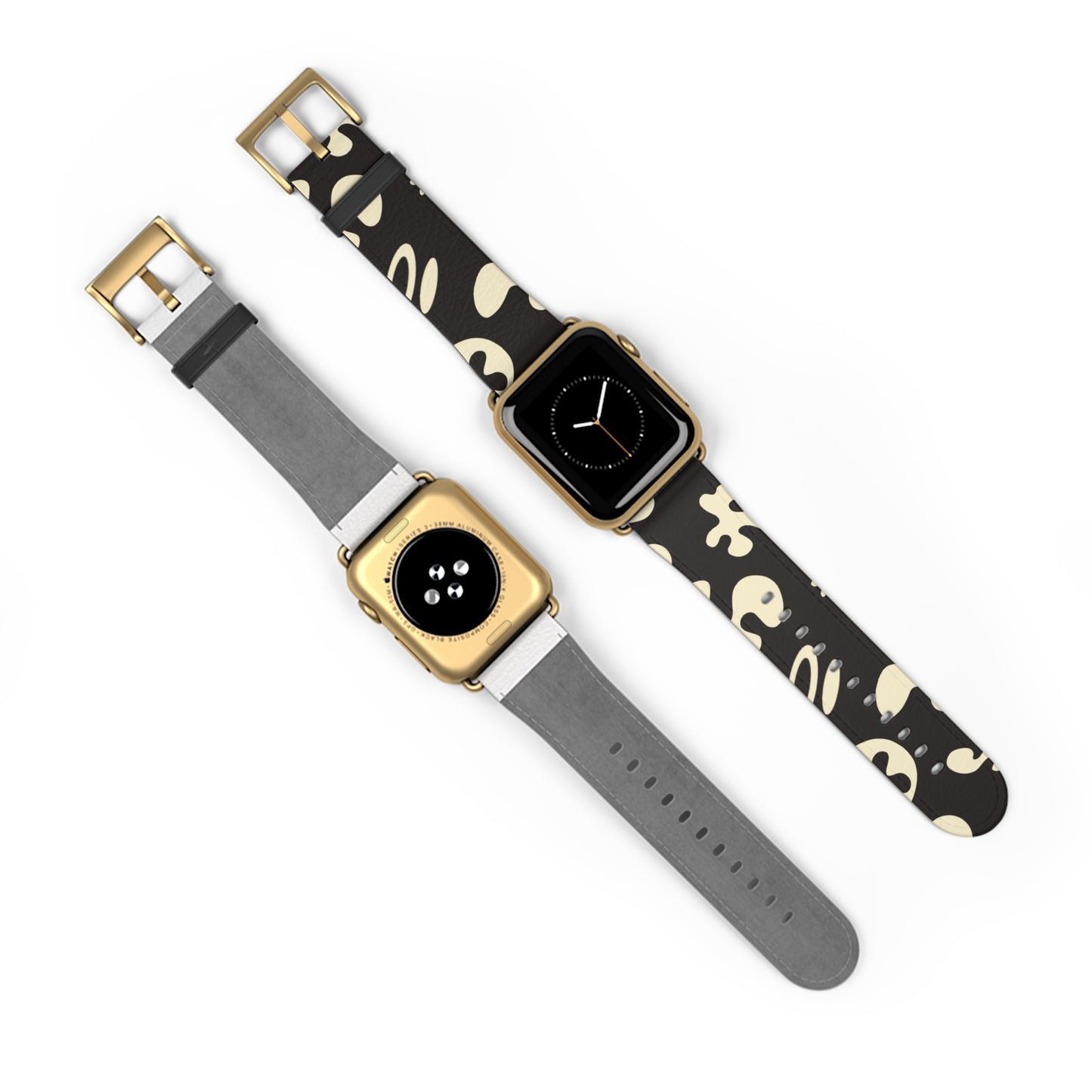 PURE IMAGINATION LARGE PRINT WATCH BAND - Smoke Black