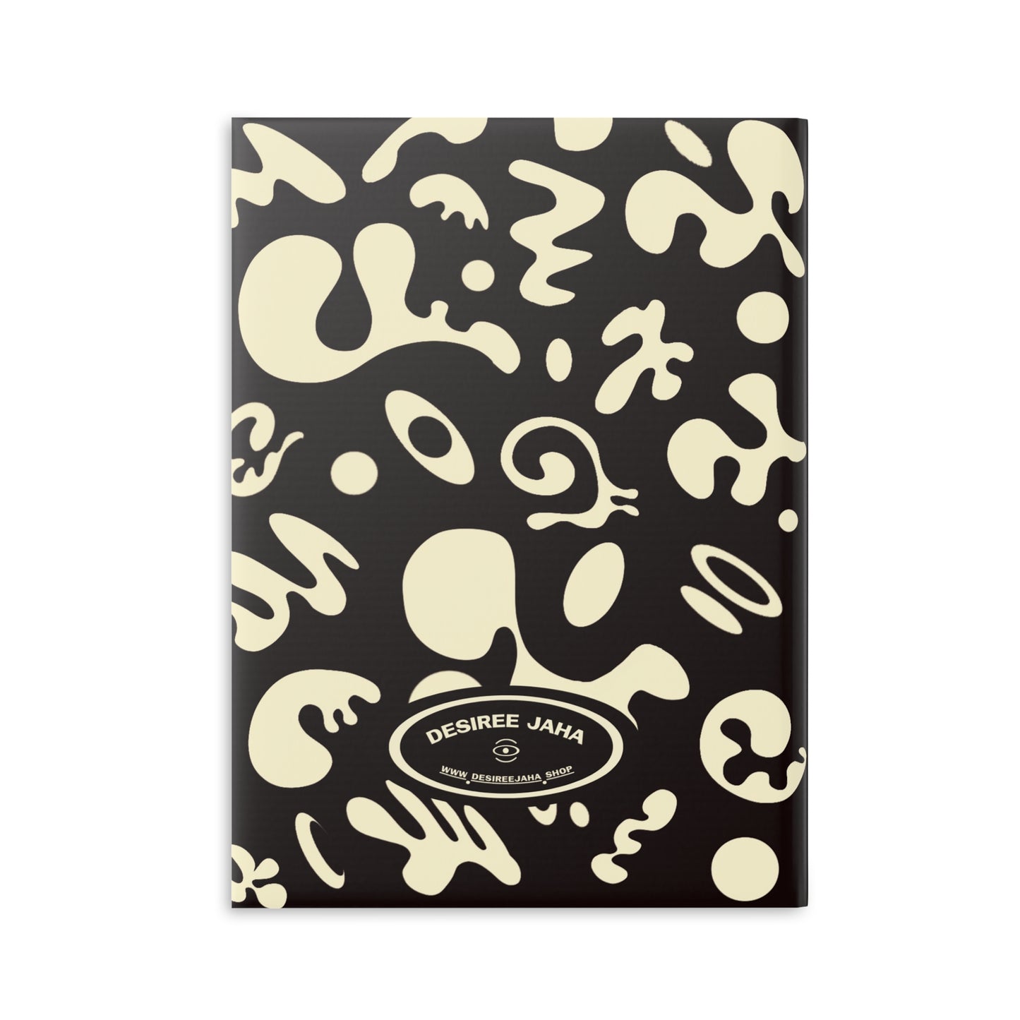 PURE IMAGINATION HARDCOVER NOTEBOOK w PUFFY COVERS - Smoke Black