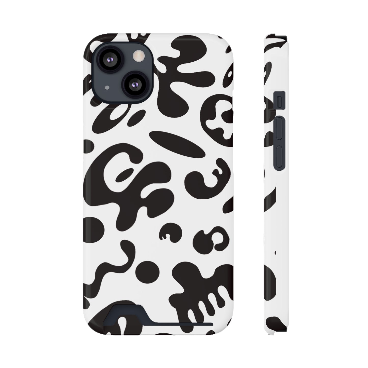 PURE IMAGINATION PHONE CASE w CARD HOLDER - Starlight White