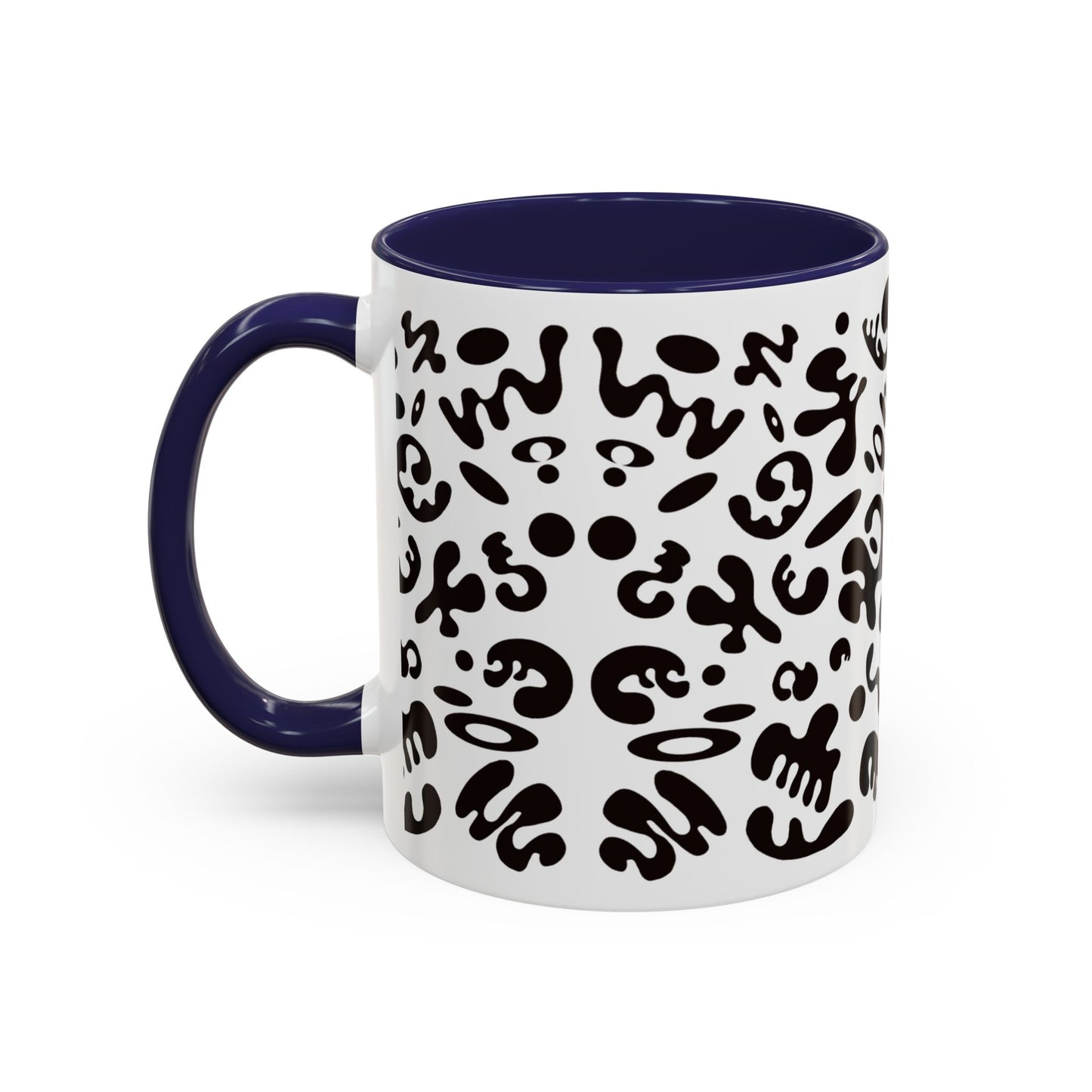 NOURISH'D COLOR ACCENT CERAMIC MUG