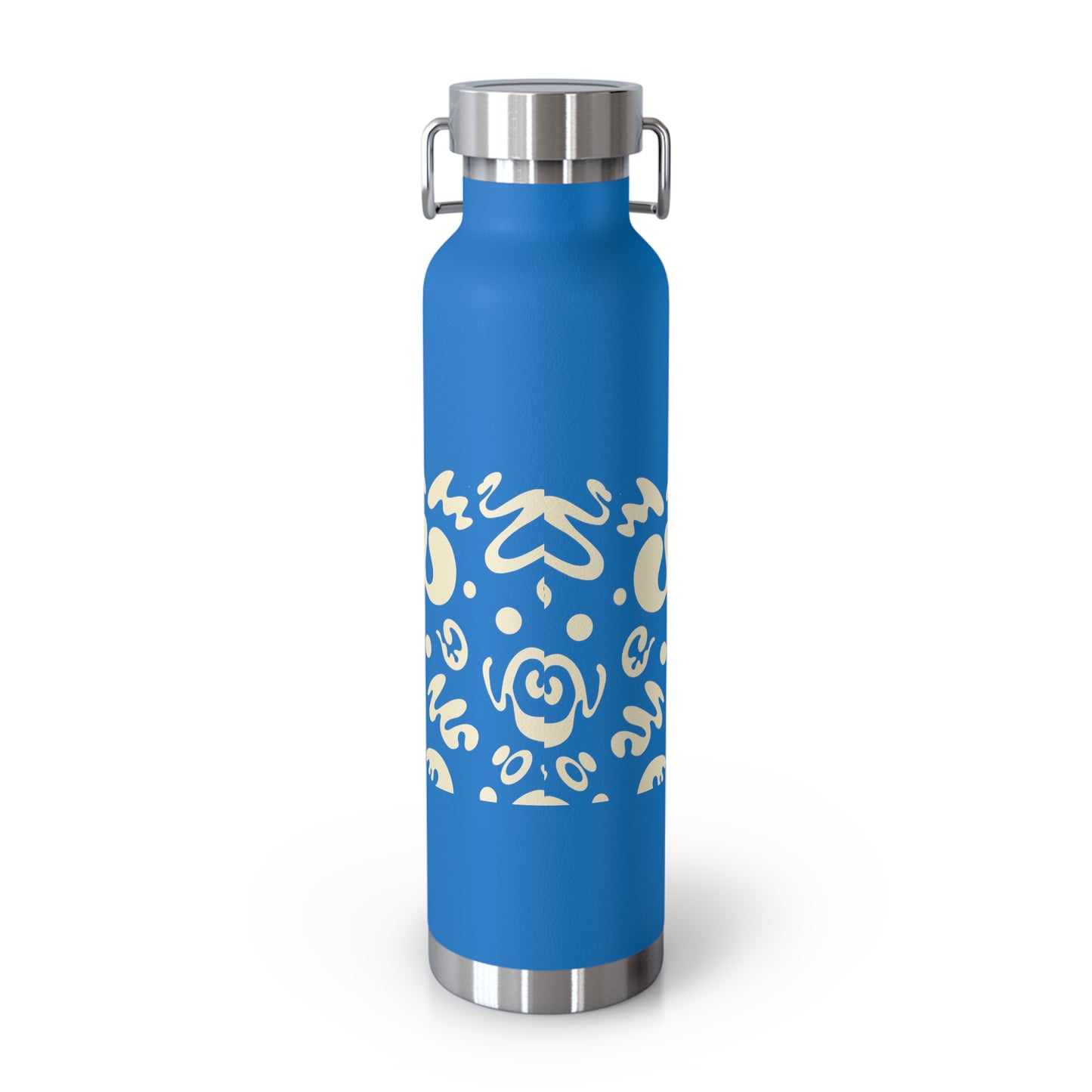 NOURISH'D COPPER VACUUM INSULATED BOTTLE - Warm White Print