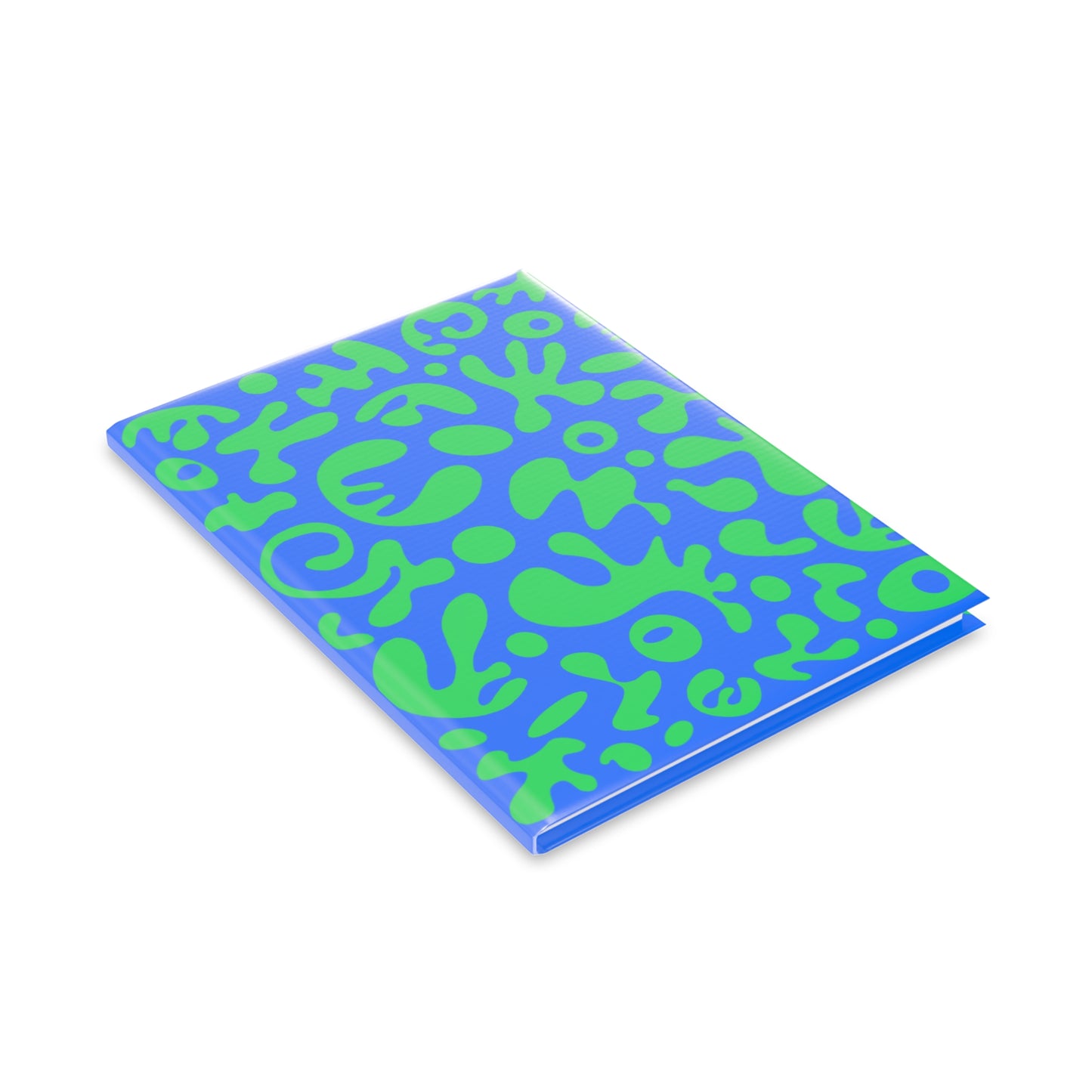 PURE IMAGINATION HARDCOVER NOTEBOOK w PUFFY COVERS - Blue & Green