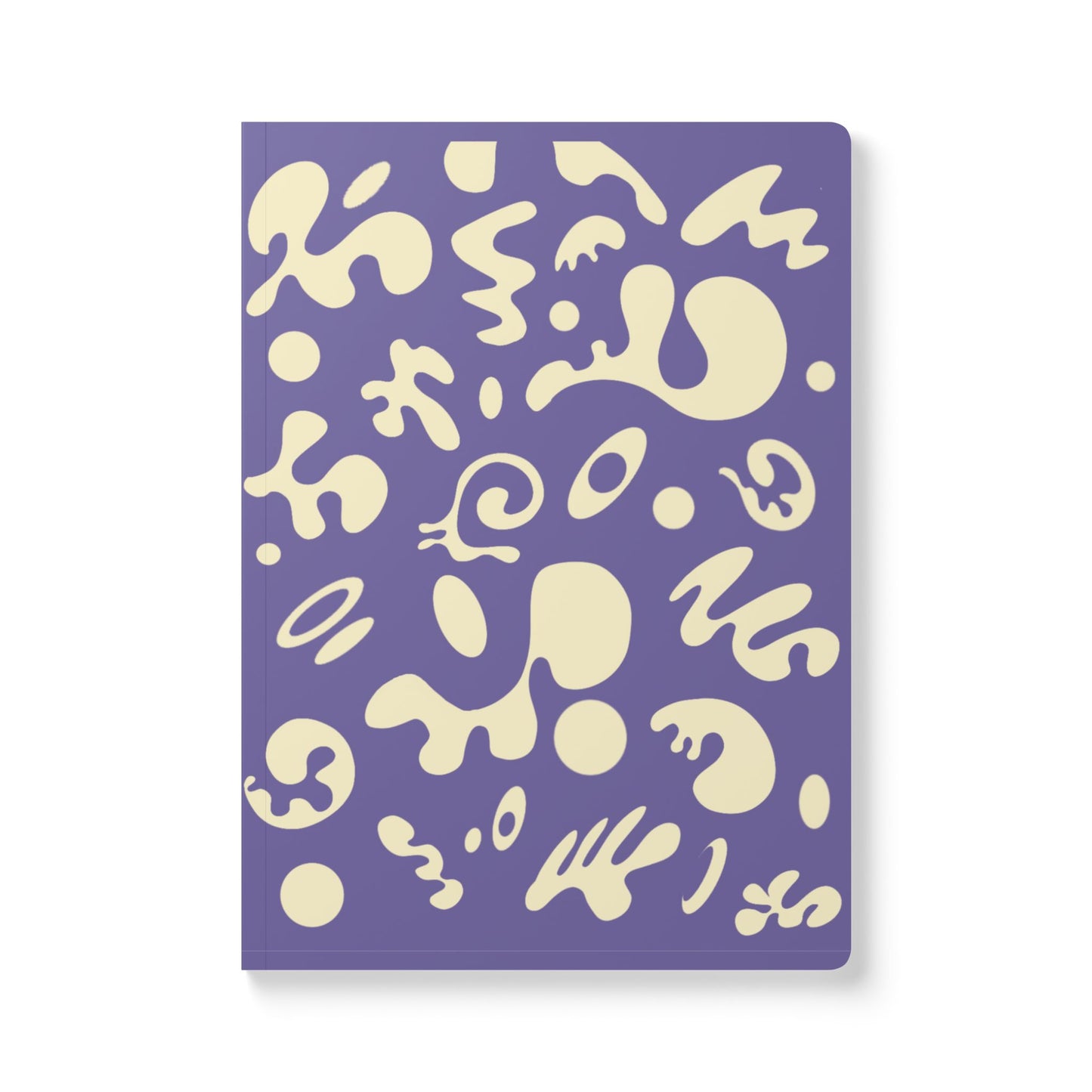 PURE IMAGINATION SOFTCOVER JOURNAL w INSIDE PRINTS + TEAR-OFF PAGES (RULED LINE) - Purple Rain