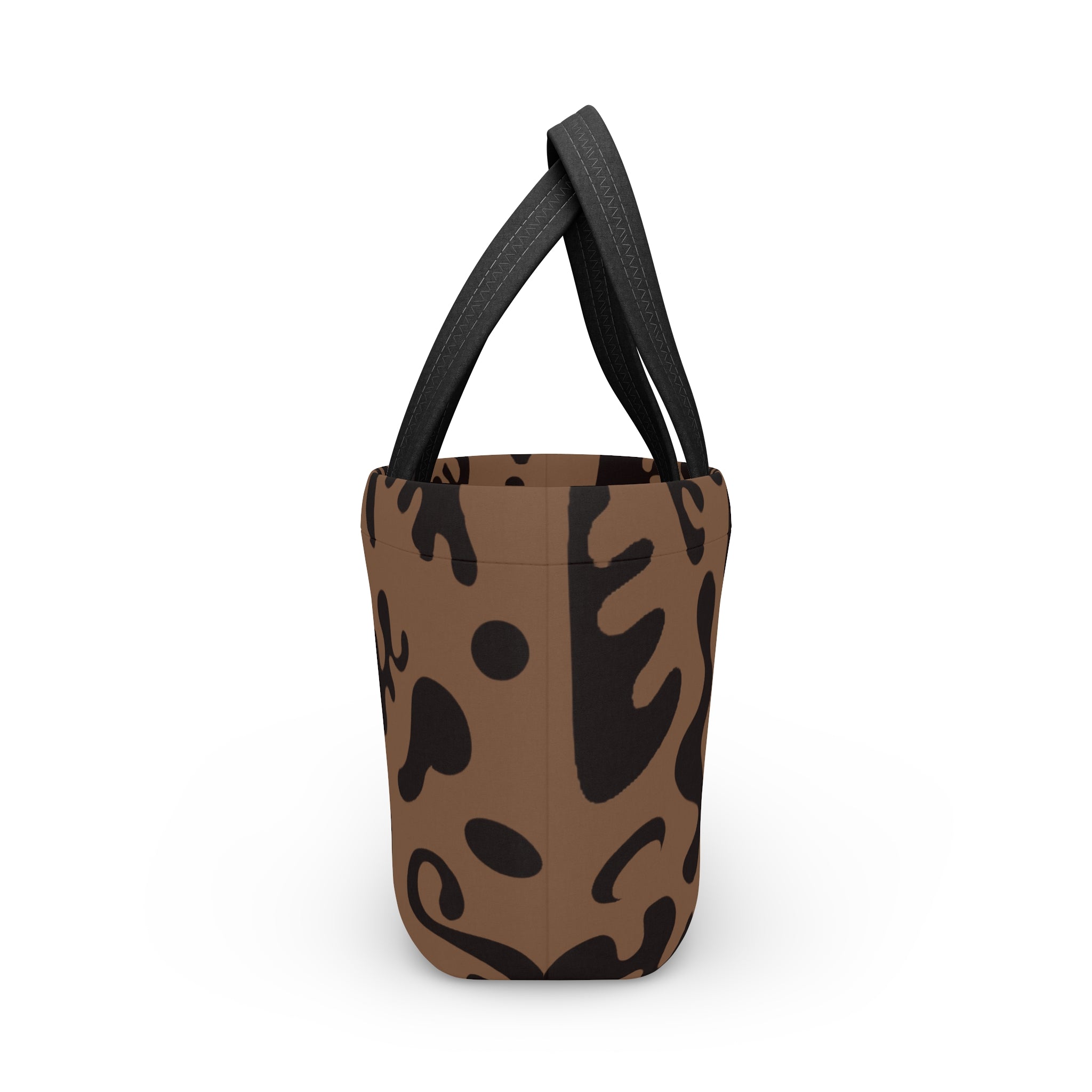 Pure Imagination Top Handle Lunch Bag - Piano Wood