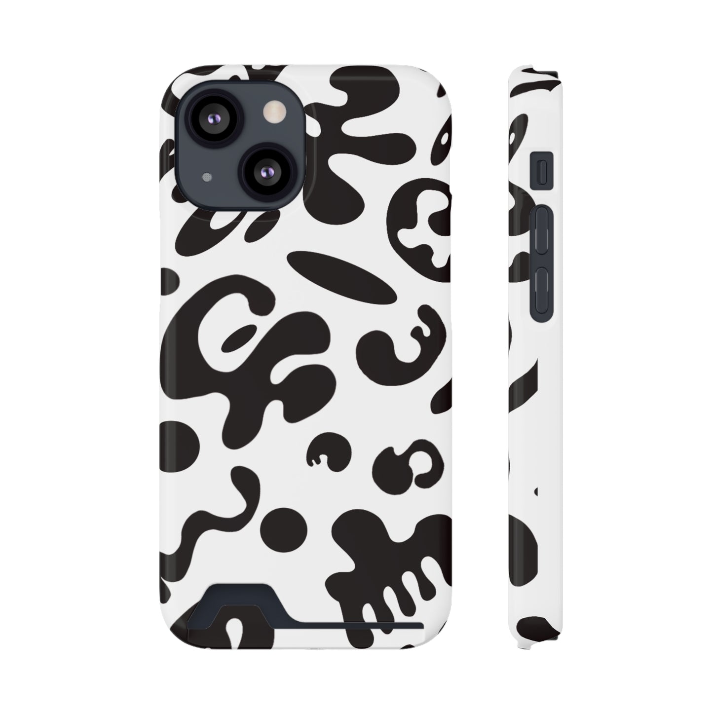 PURE IMAGINATION PHONE CASE w CARD HOLDER - Starlight White