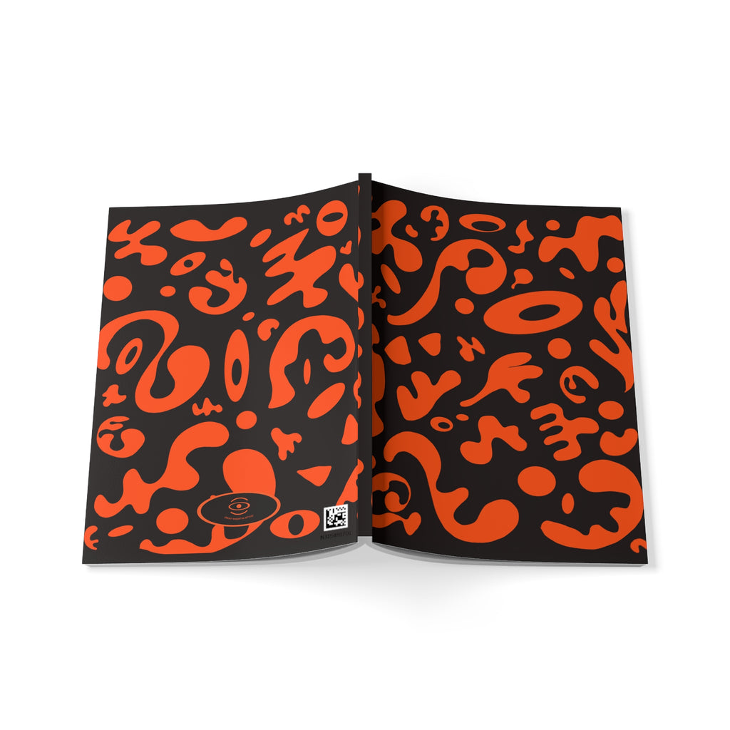 Pure Imagination All-Over-Print A5 Softcover Notebook — Black Magic Woman