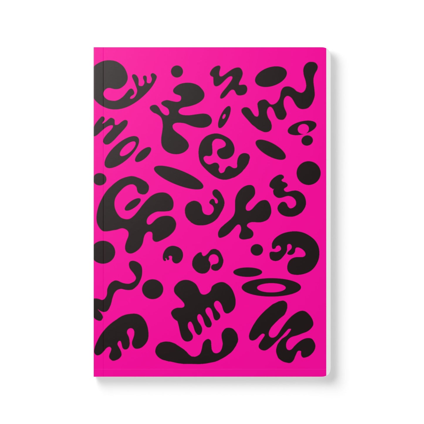 PURE IMAGINATION SOFTCOVER JOURNAL w INSIDE PRINTS + TEAR-OFF PAGES (RULED LINE) - Pink Matter