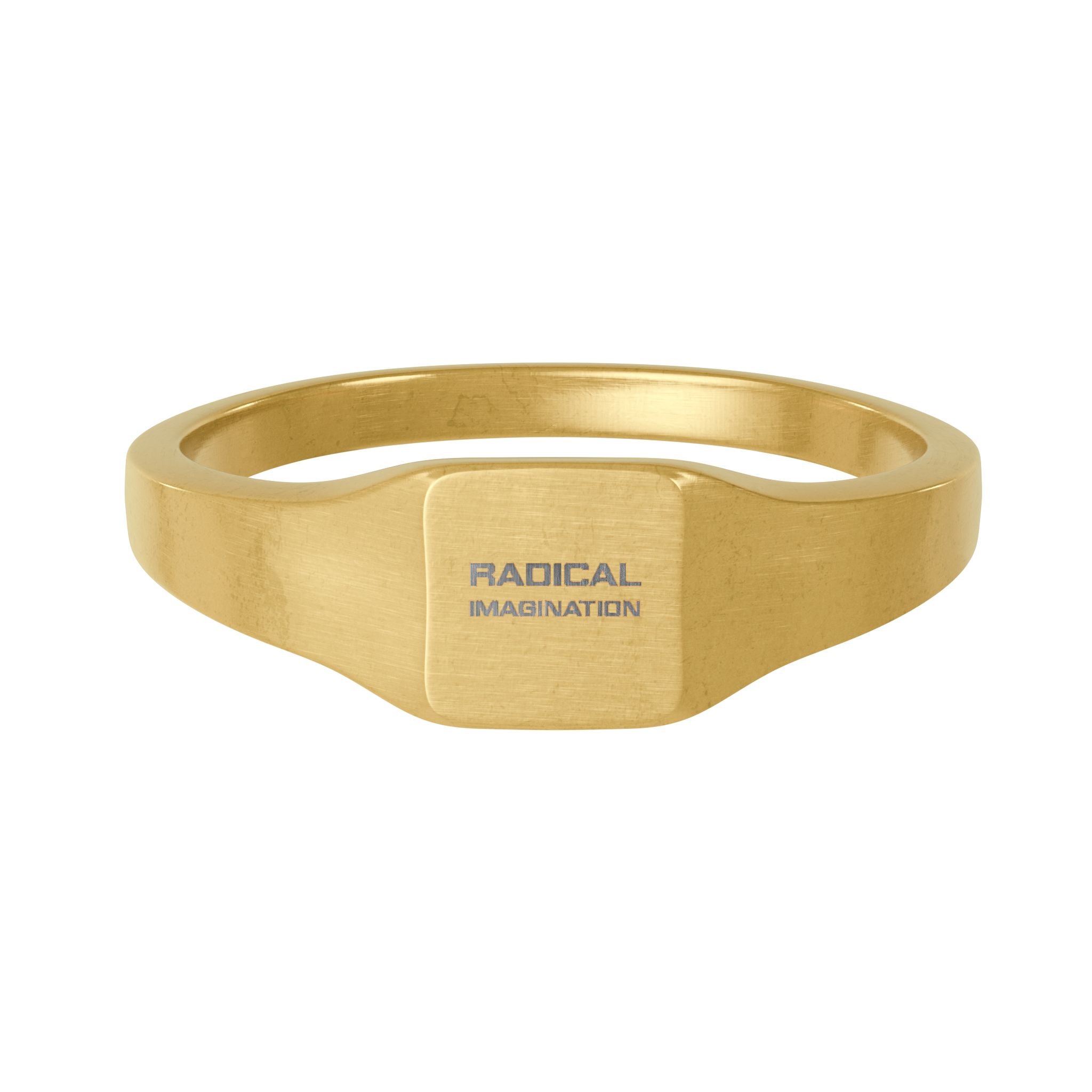 Radical Imagination Engraved  Square Signet Ring