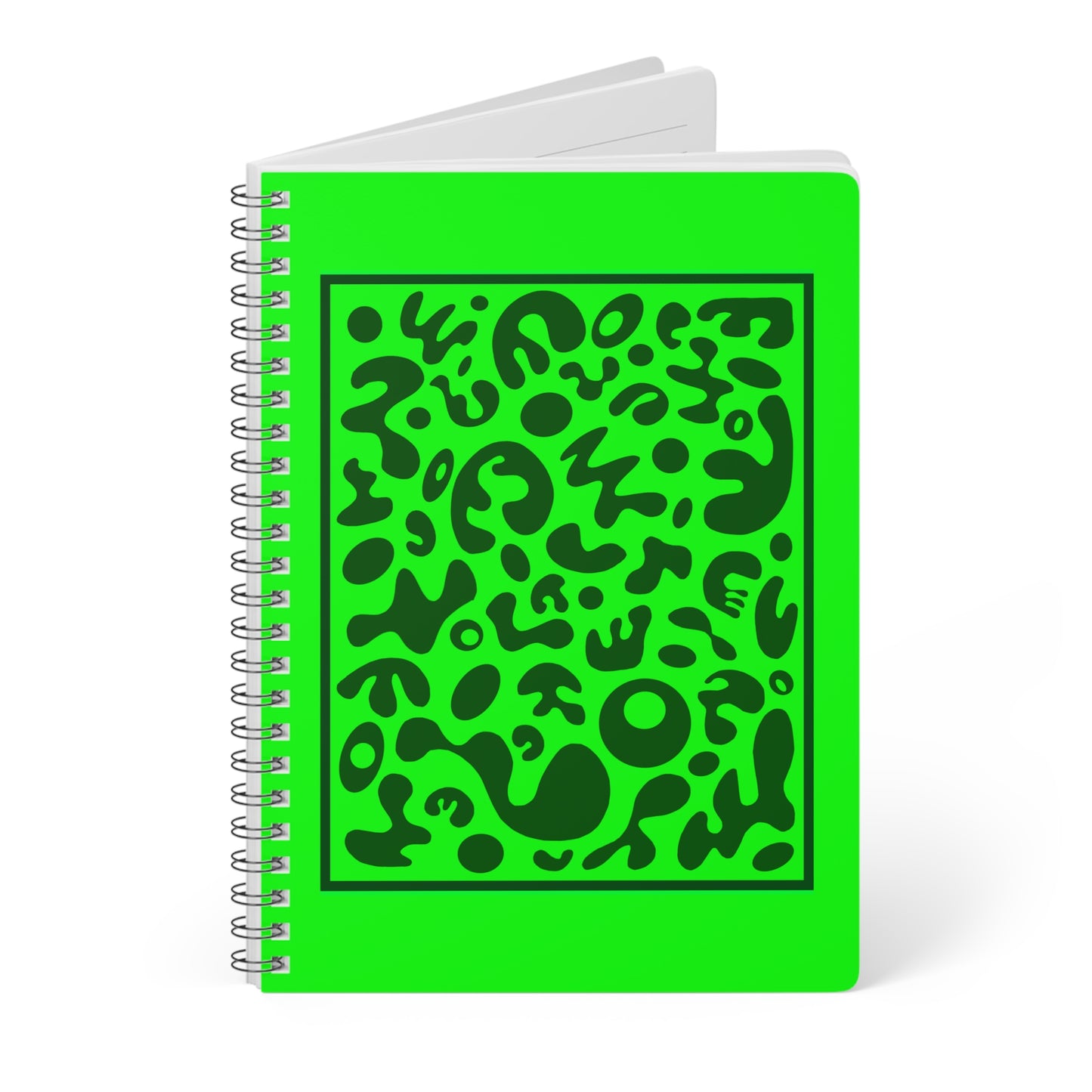 DEEP DREAM WIROBOUND SOFTCOVER A5 SPIRAL NOTEBOOK - Green Eyes