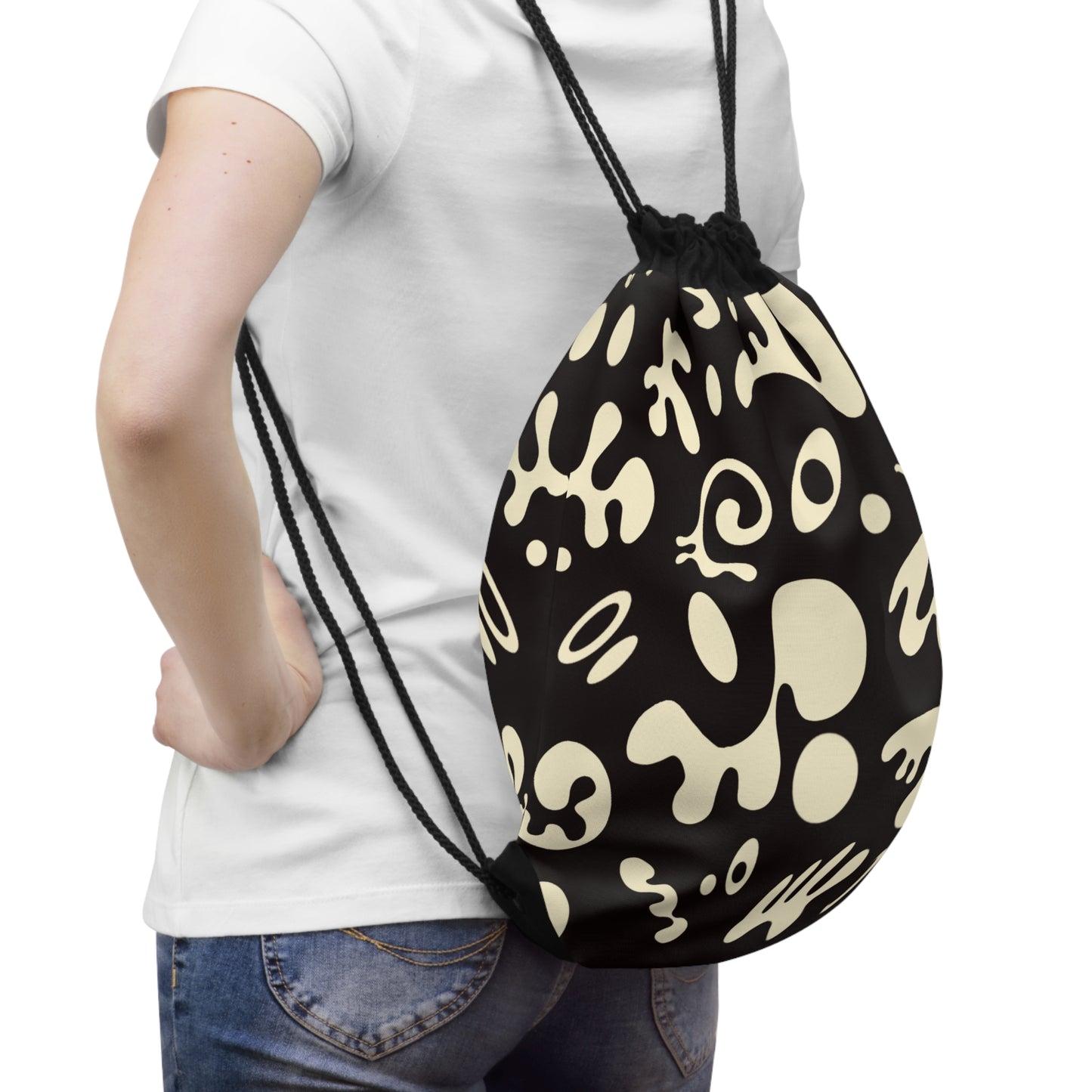 PURE IMAGINATION DRAWSTRING BAG - Smoke Black