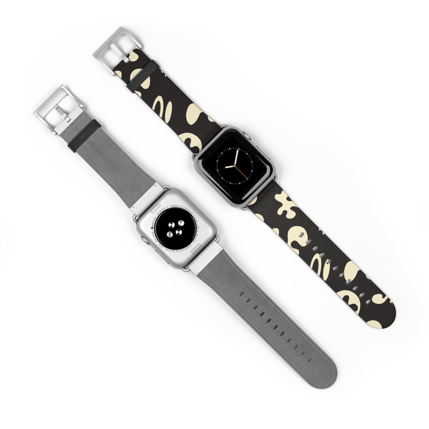 PURE IMAGINATION LARGE PRINT WATCH BAND - Smoke Black