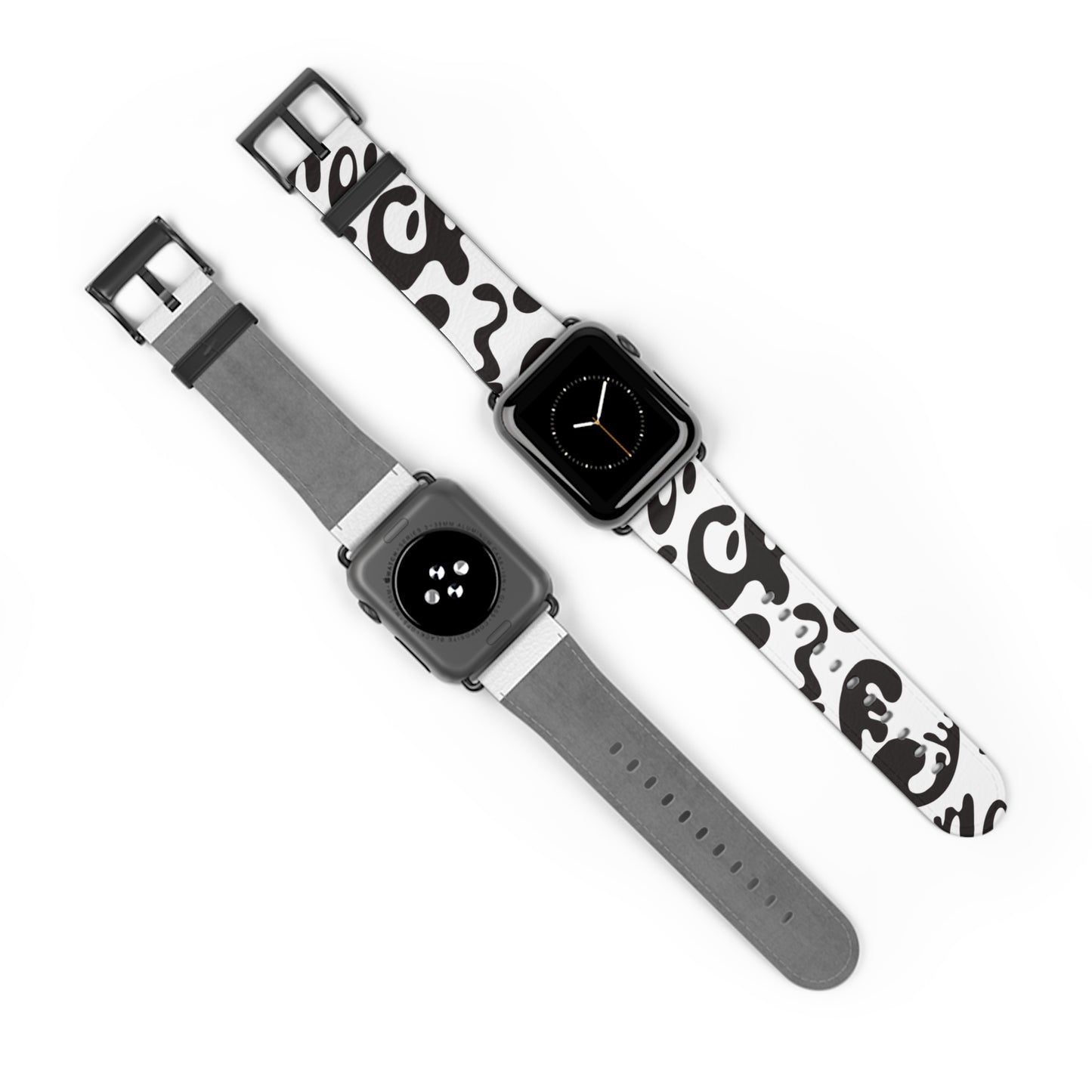 PURE IMAGINATION LARGE PRINT WATCH BAND - Starlight White