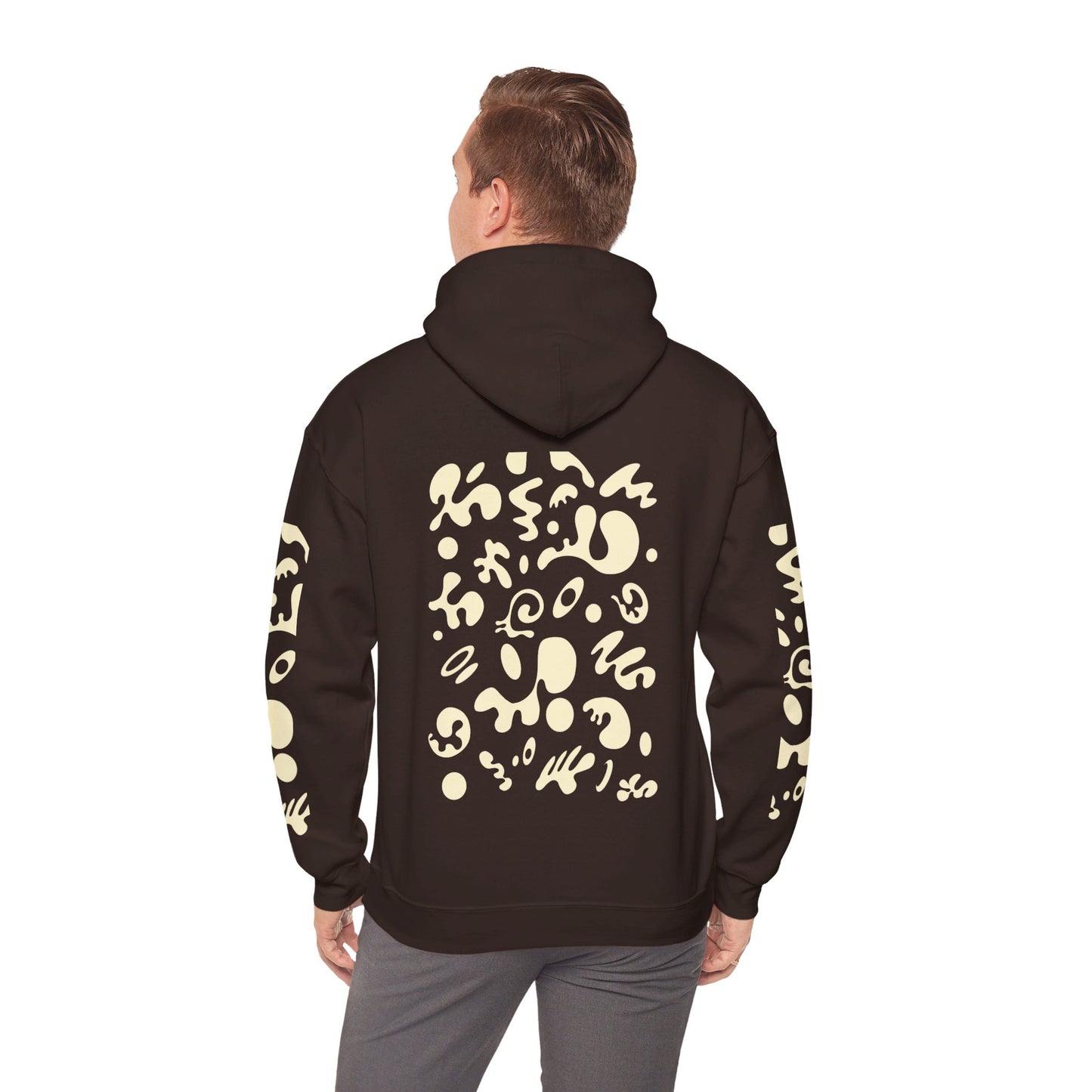 BRIGHT FUTURE UNISEX HEAVY BLEND™ HOODED SWEATSHIRT - Warm White Print