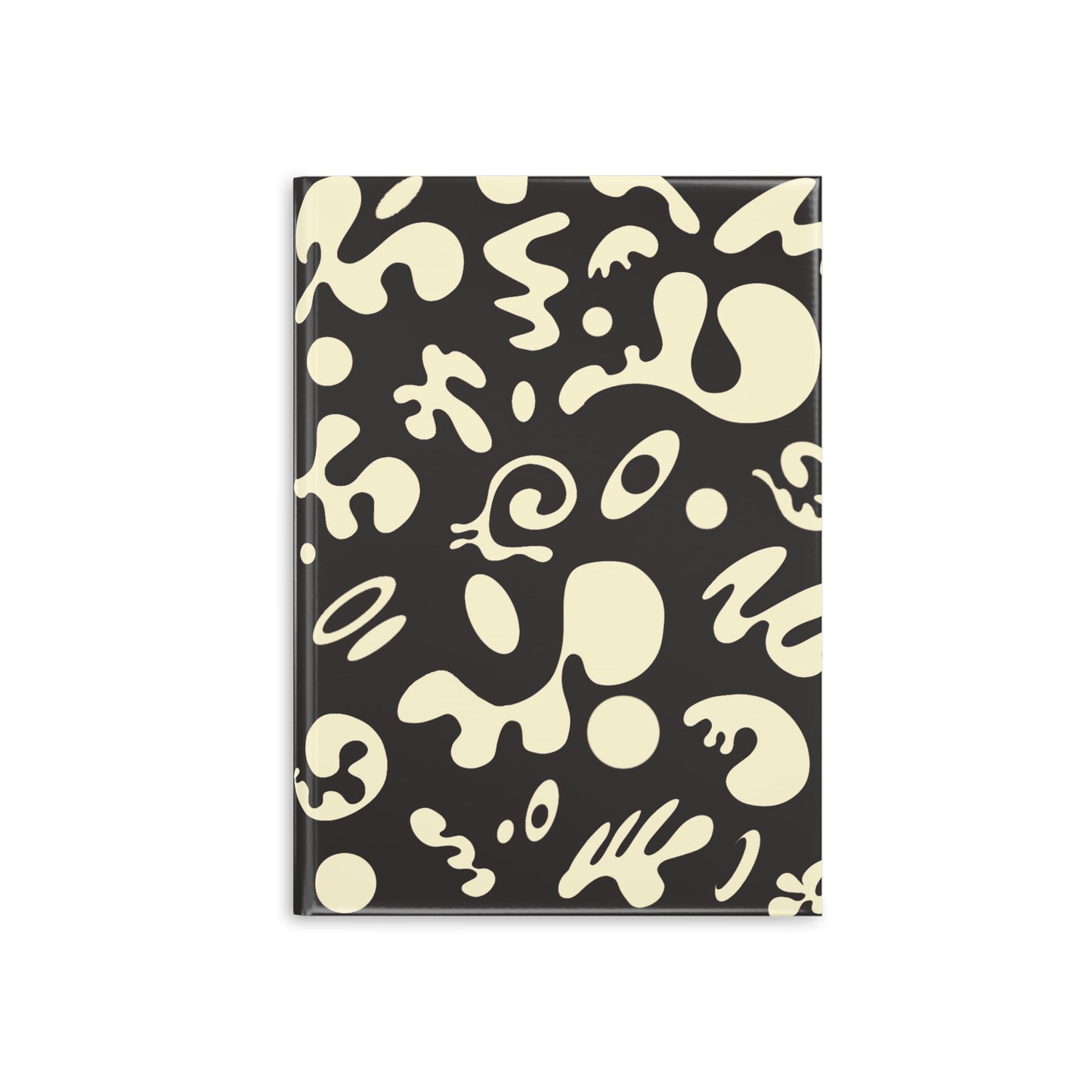 PURE IMAGINATION HARDCOVER NOTEBOOK w PUFFY COVERS - Smoke Black