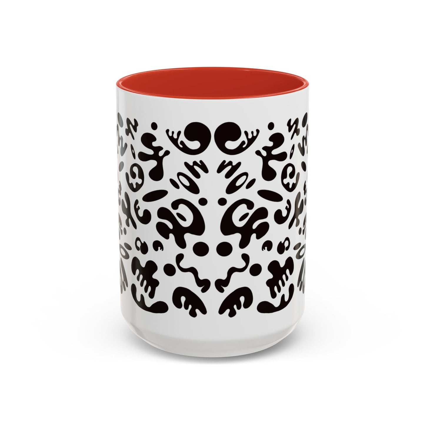 NOURISH'D COLOR ACCENT CERAMIC MUG