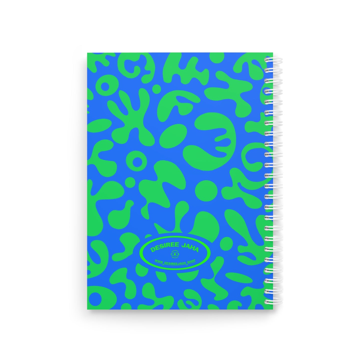 PURE IMAGINATION SPIRAL NOTEBOOK (WIDE RULED) - Blue & Green