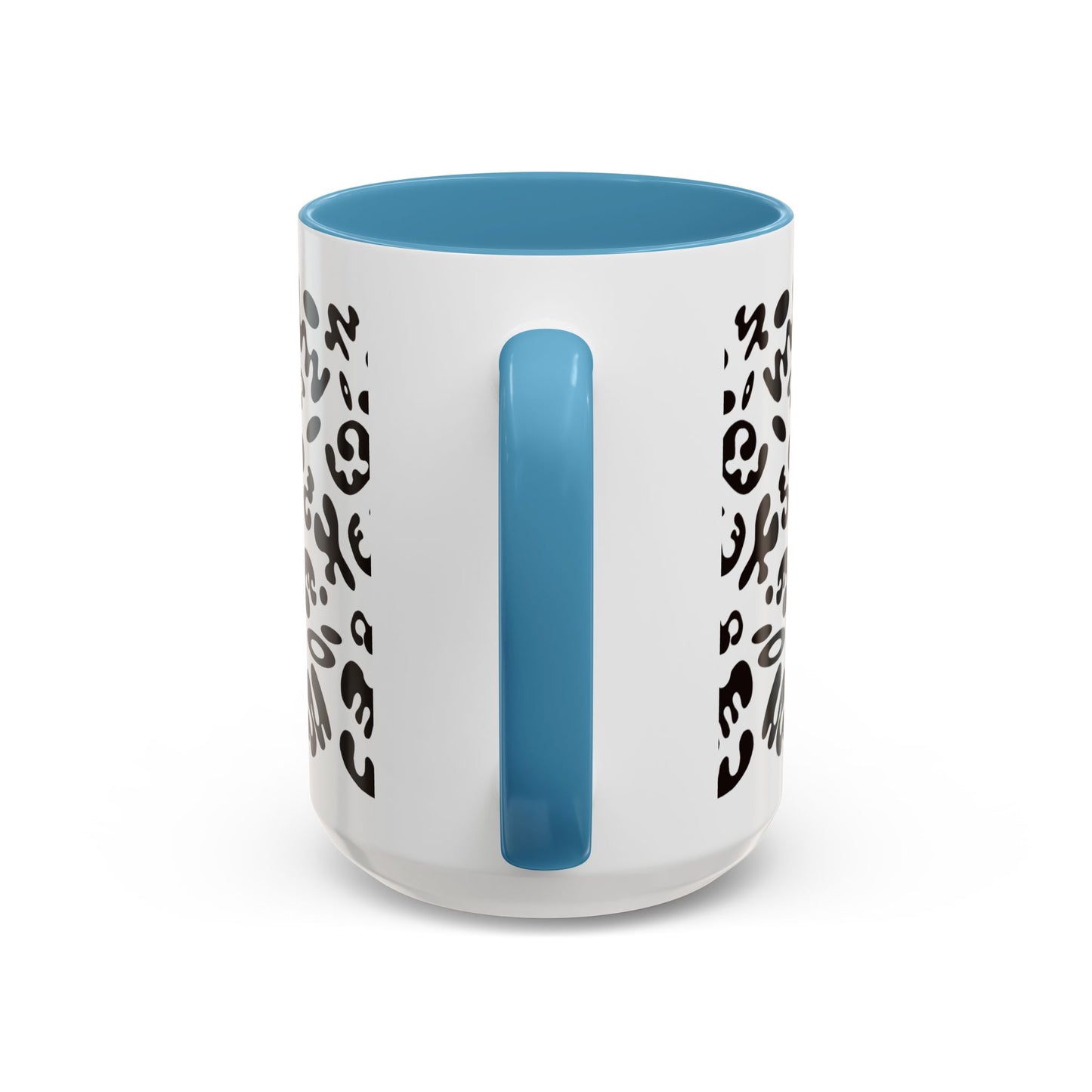 NOURISH'D COLOR ACCENT CERAMIC MUG