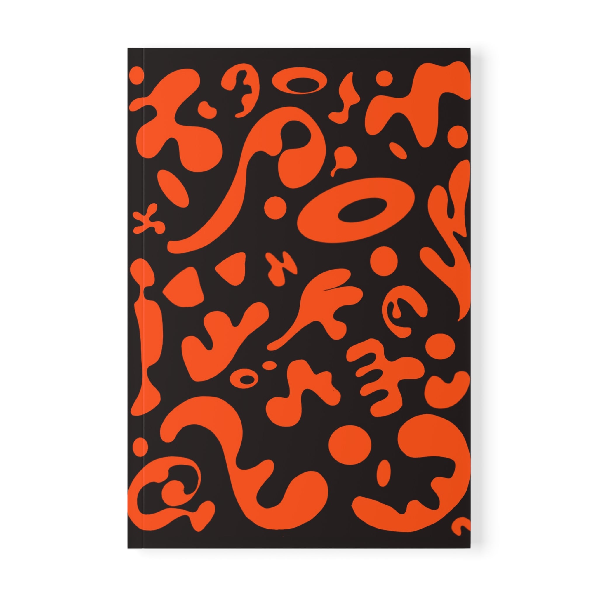 Pure Imagination All-Over-Print A5 Softcover Notebook — Black Magic Woman