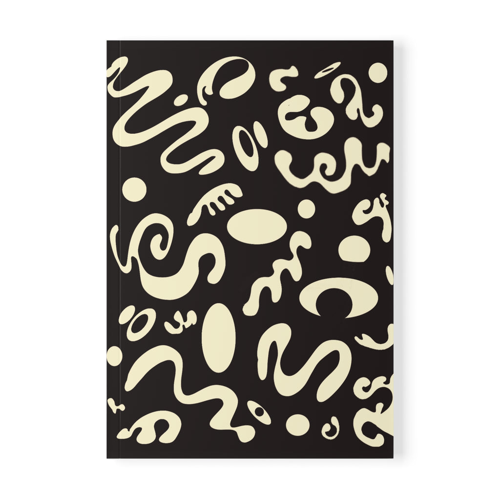 Pure Imagination All-Over-Print A5 Softcover Notebook — Ink