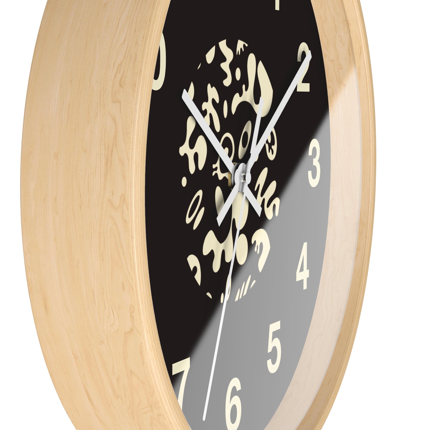 BRIGHT FUTURE CLASSIC WALL CLOCK - Smoke Black