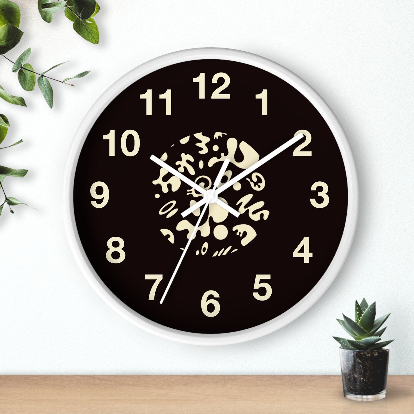 BRIGHT FUTURE CLASSIC WALL CLOCK - Smoke Black